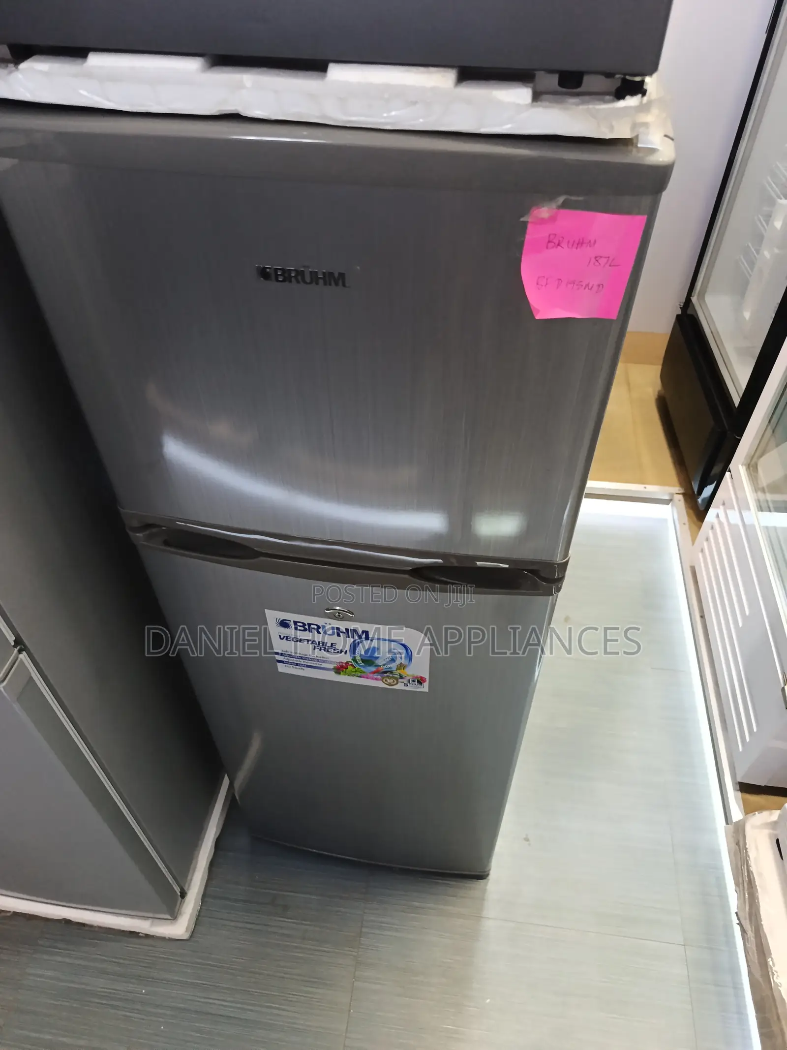 Bruhm Double-Door Refrigerator, BFD-195md Model