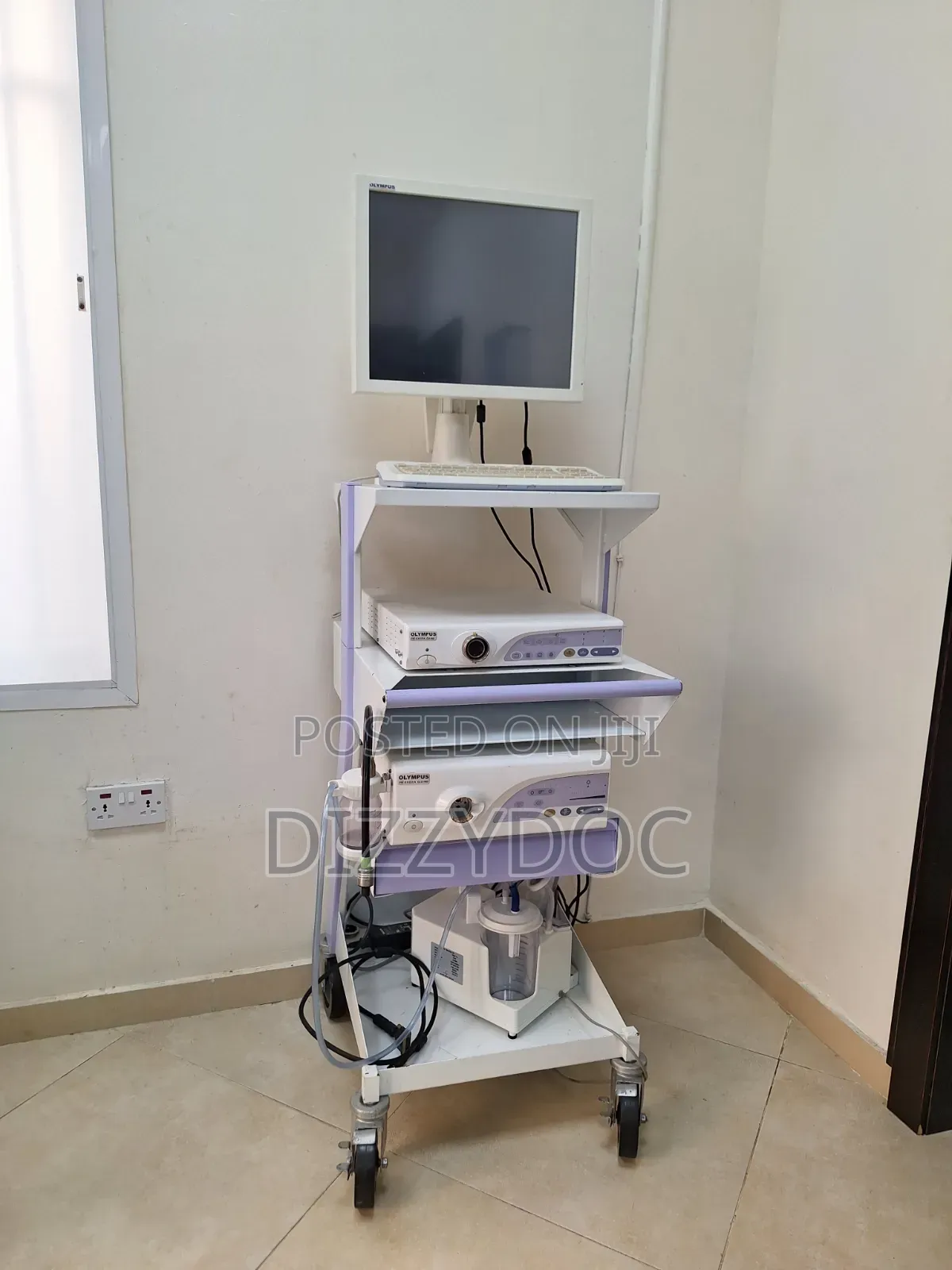 Olympus Endoscope Machine With Gastroscope and Colonoscope