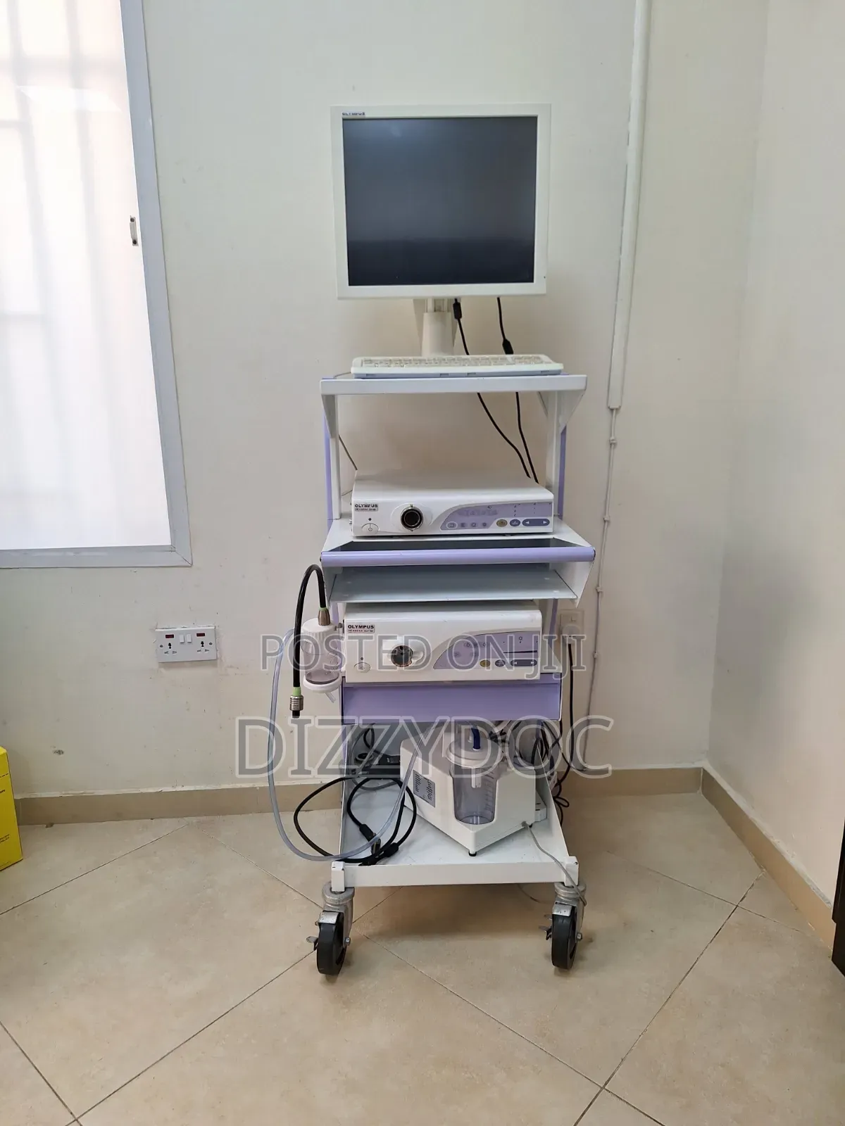 Olympus Endoscope Machine With Gastroscope and Colonoscope