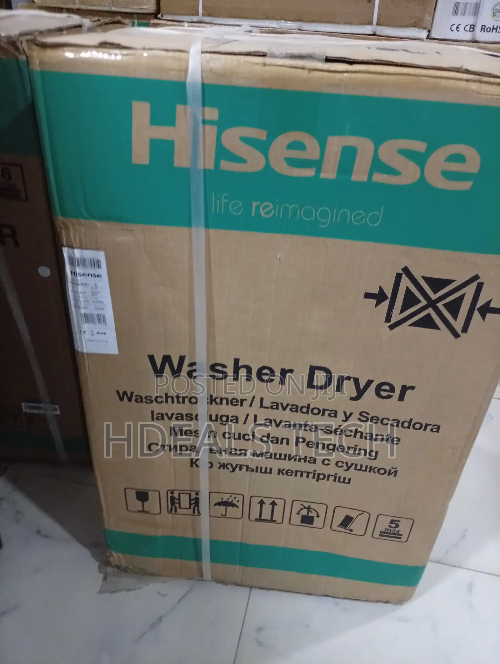 Hisense 8kg Wash Dry Washing Machine – Super Clean Efficient