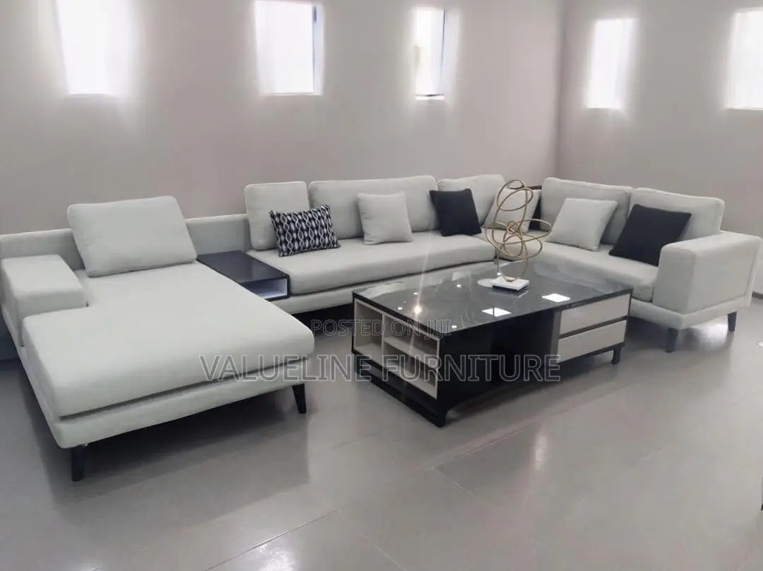 Luxury L Shape Sofa Cream Color