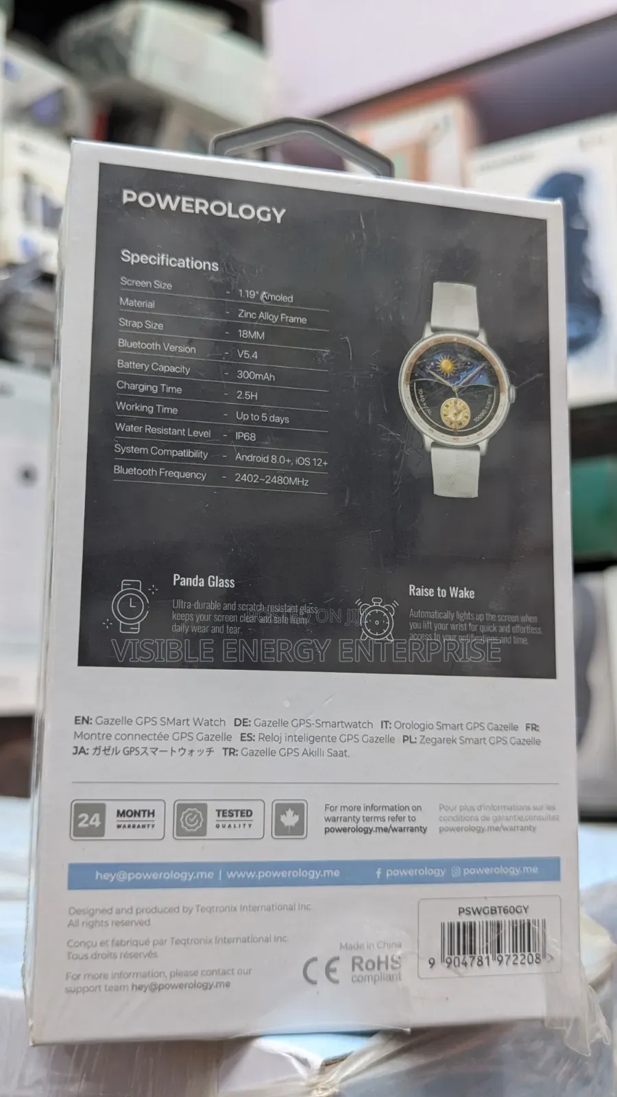 Powerology Gazelle Urban Elegance GPS Smartwatch.