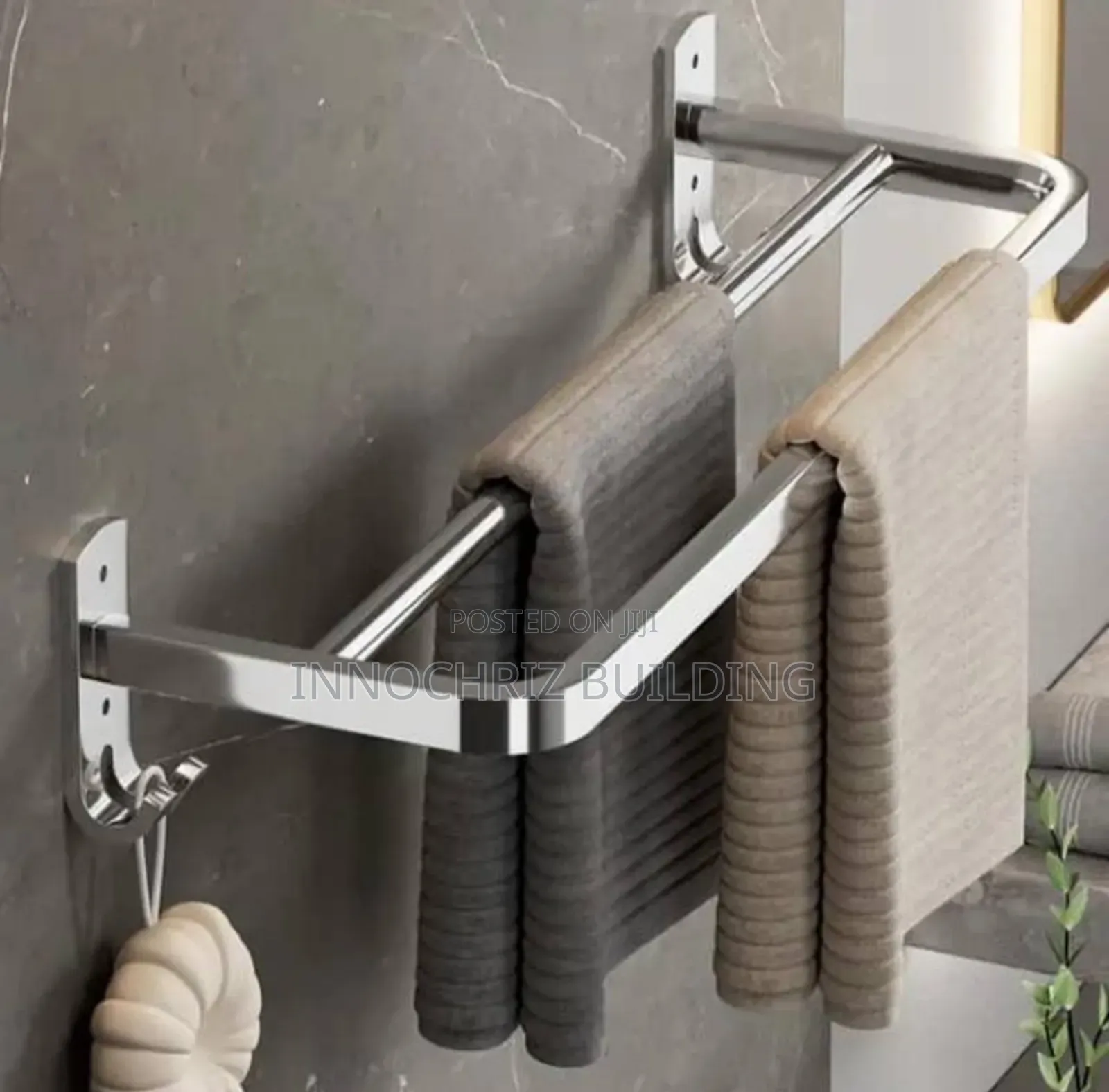 Double Rail With Hook (Chrome)