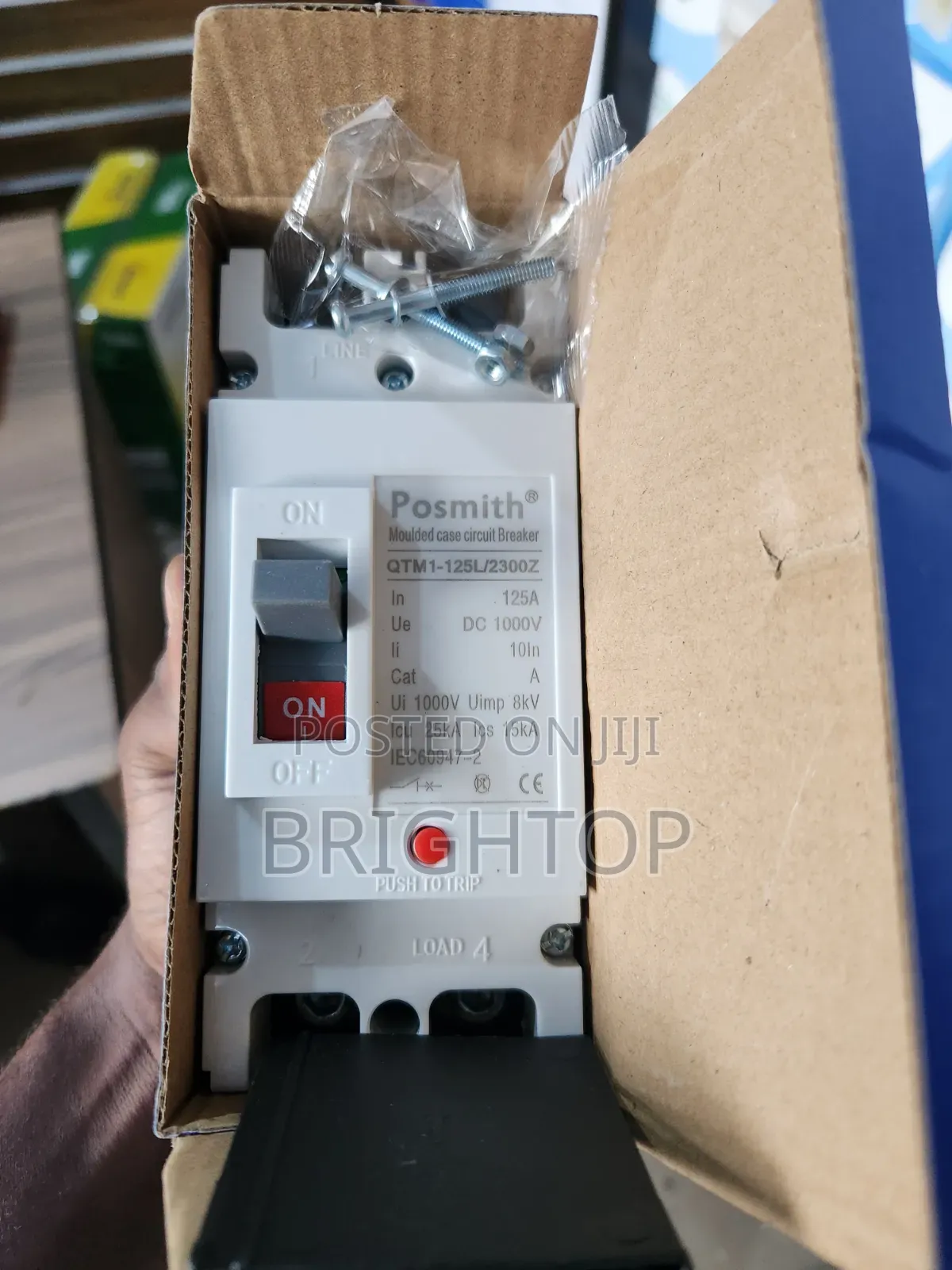 Breaker 125a McCb Solar Dc Molded Case Circuit Breaker McCb
