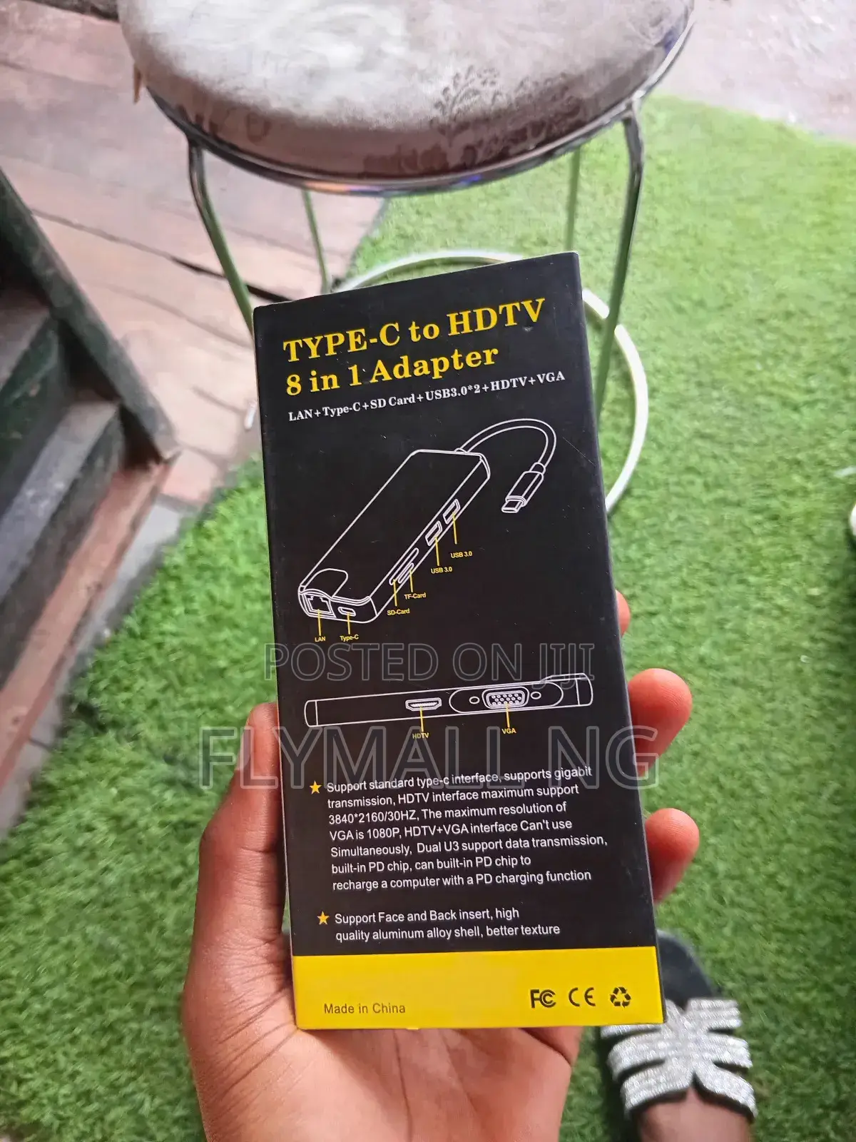 Type-c To Hdtv 8-in-1 Usb-c Hub