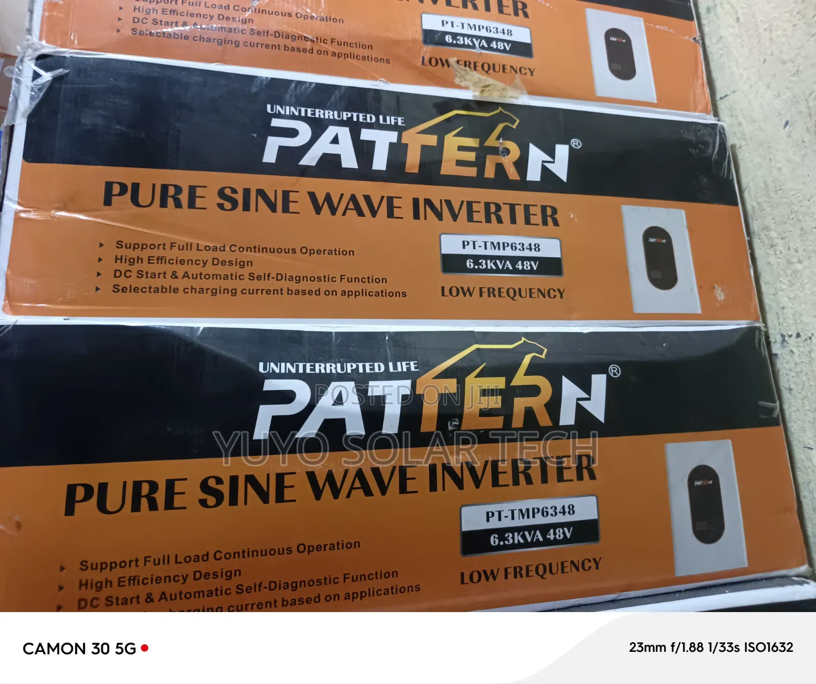 6.3kva Pure Sine Wave Inverter.