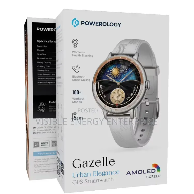 Powerology Gazelle Urban Elegance GPS Smartwatch.