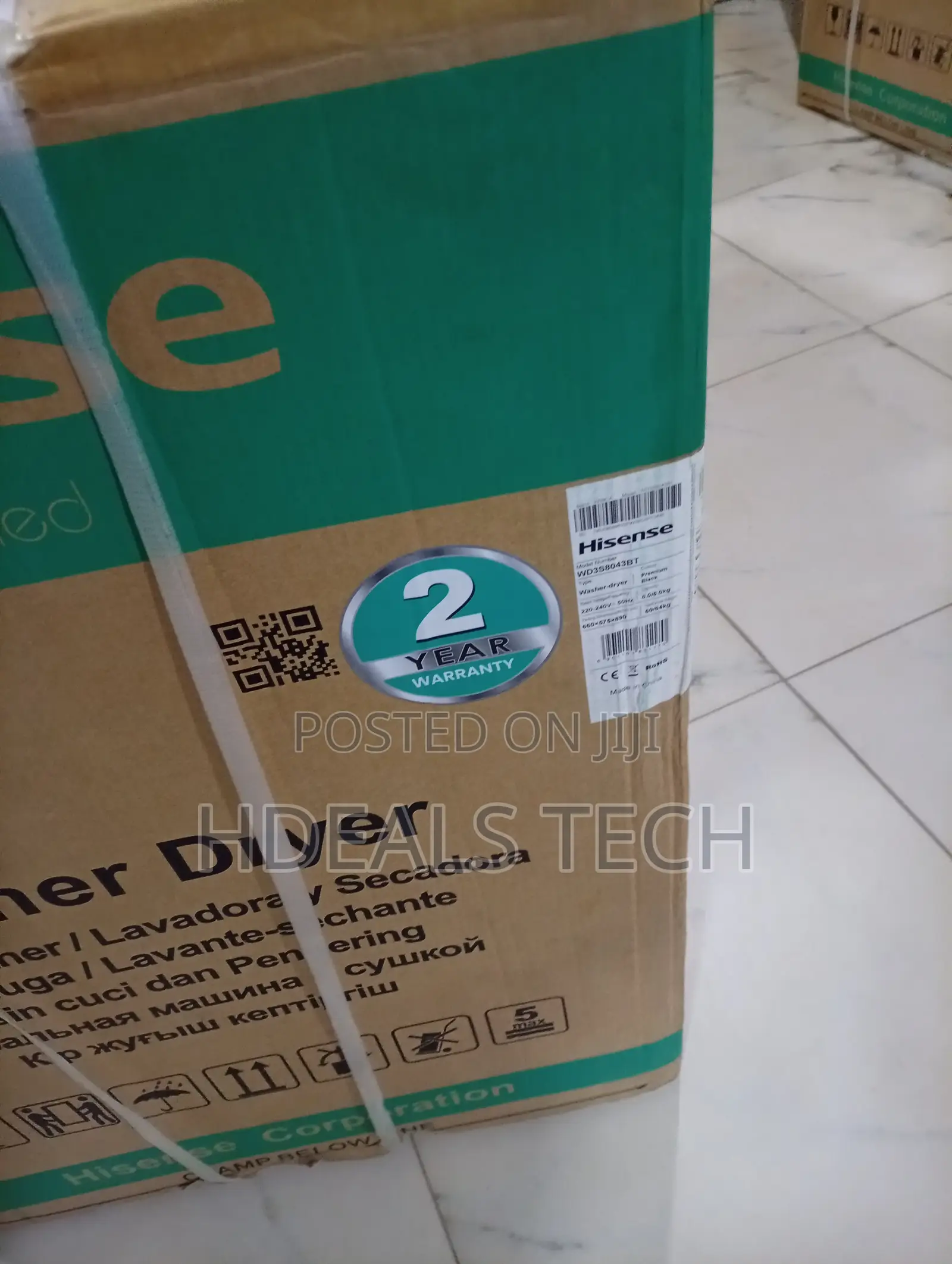 Hisense 8kg Washer Dryer – Energy Saving Silent