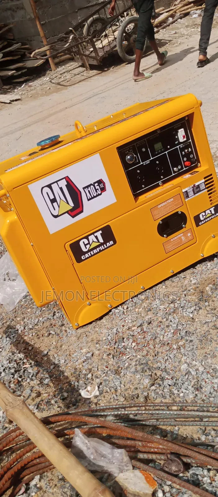 Cat Diesel Generator 100% Copper Coin 10 Kva 1 Year Warranty
