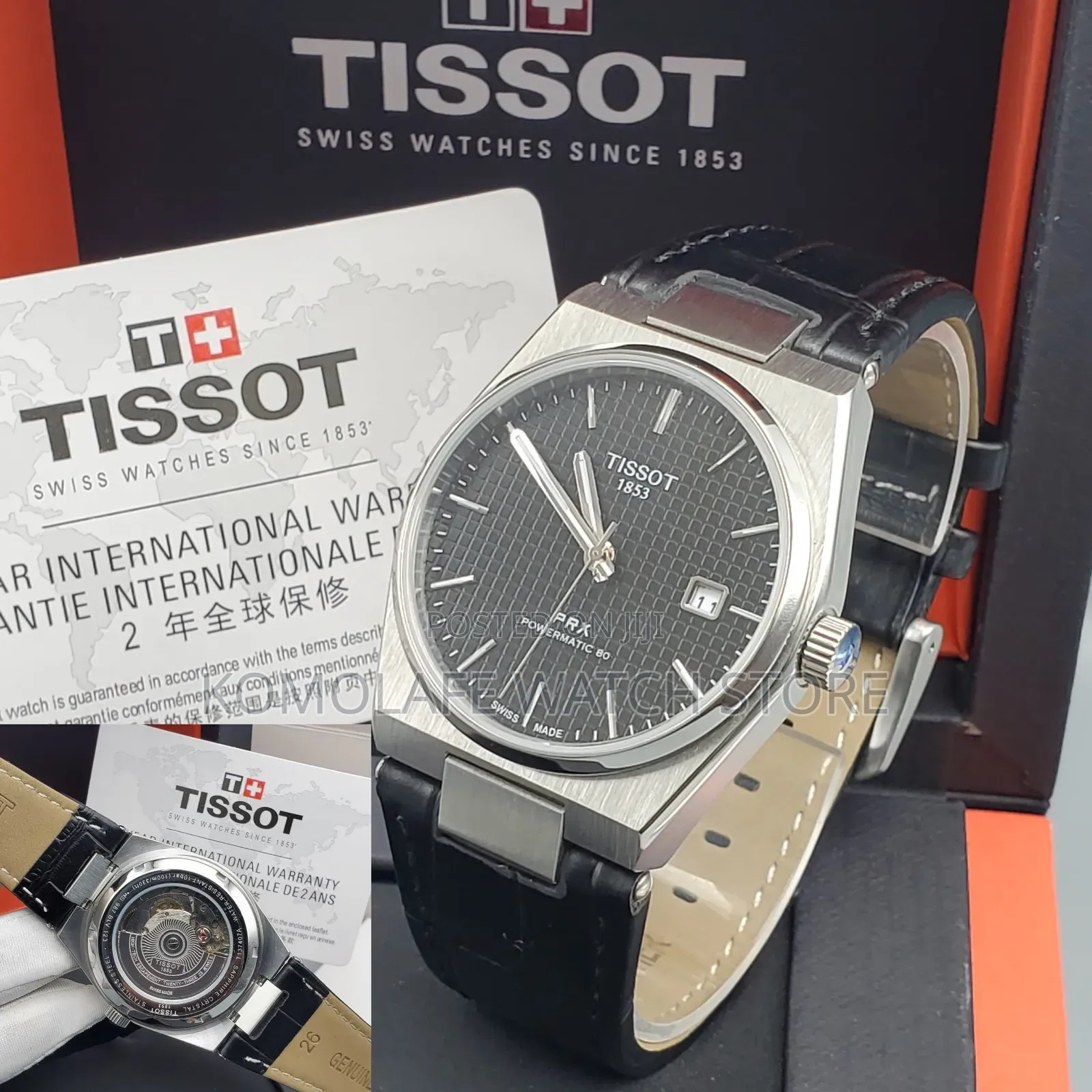 Tissot Leather Automatic Mechanical Movement