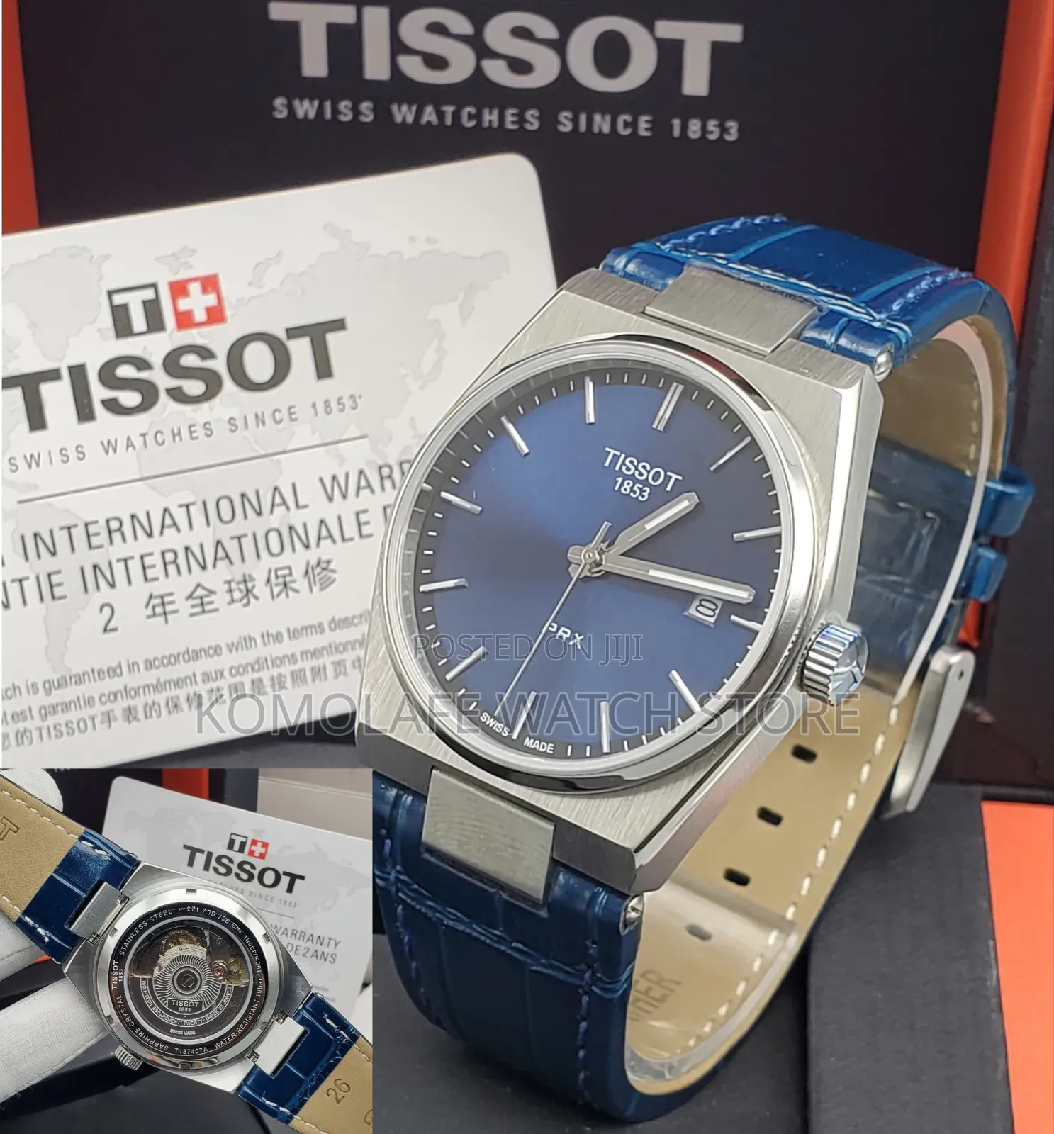 Tissot Leather Automatic Mechanical Movement