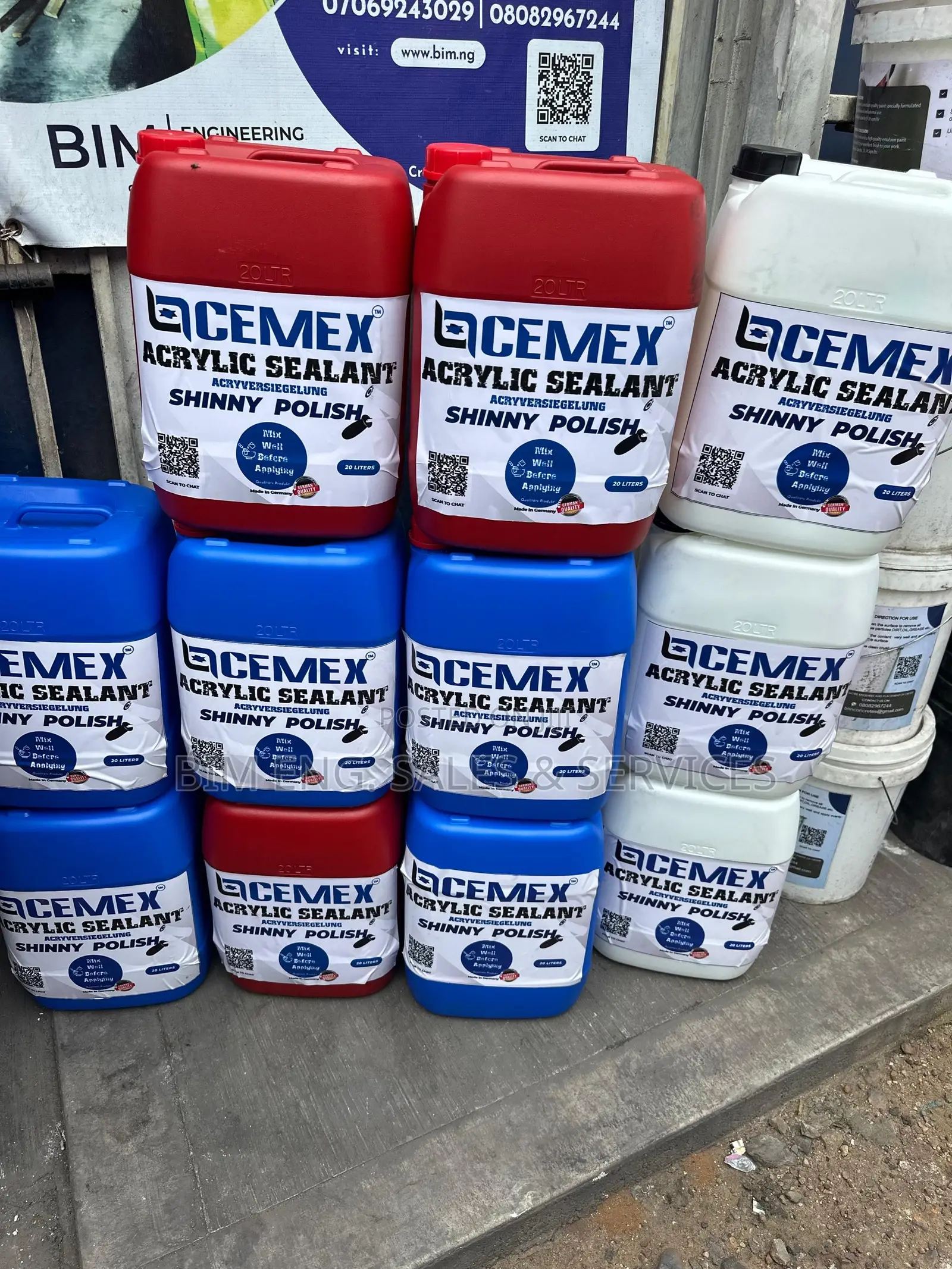 20litres Acrylic Sealant Paint, Shining Polish