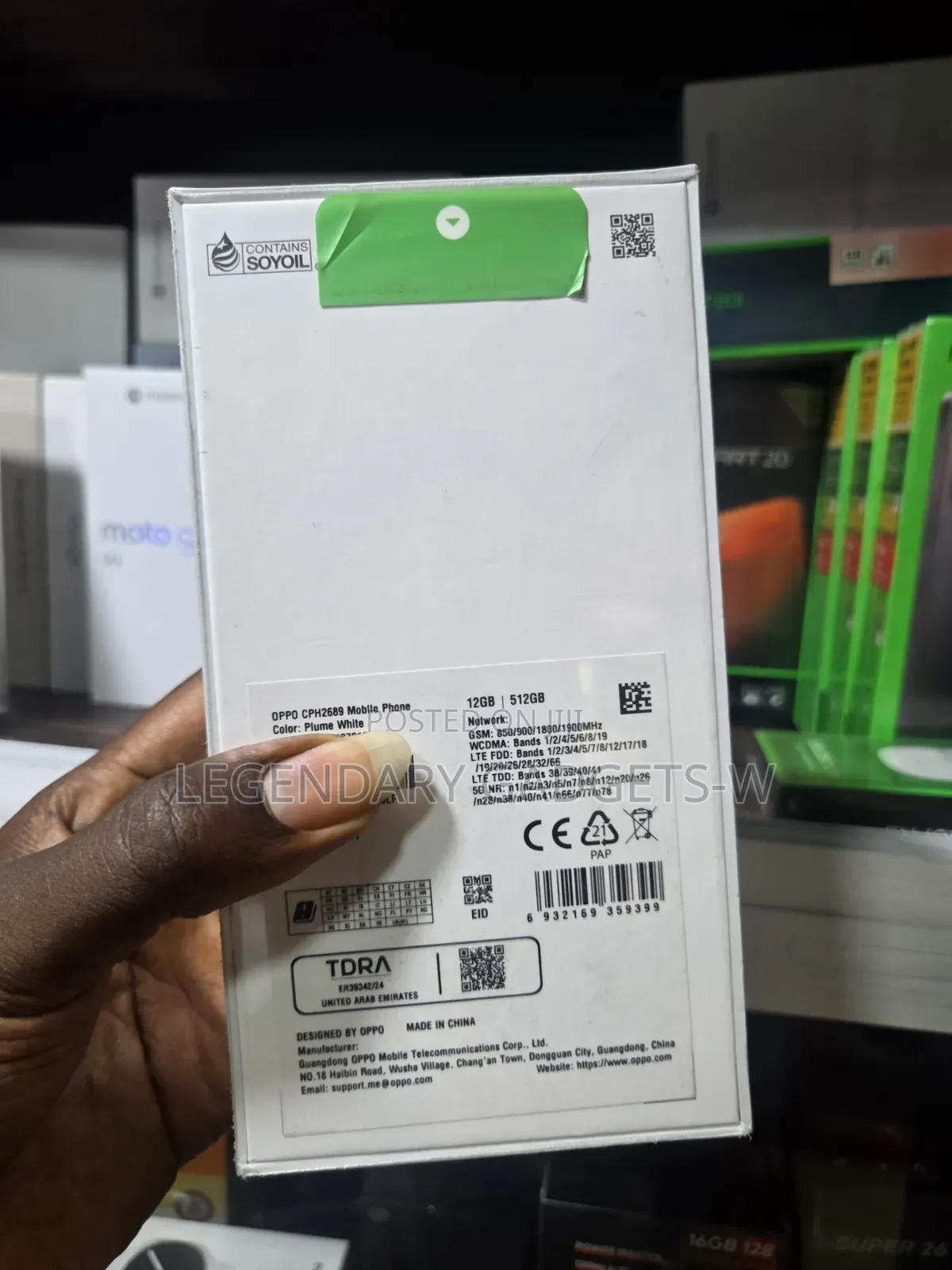 New Oppo Reno13 5G 256 GB White