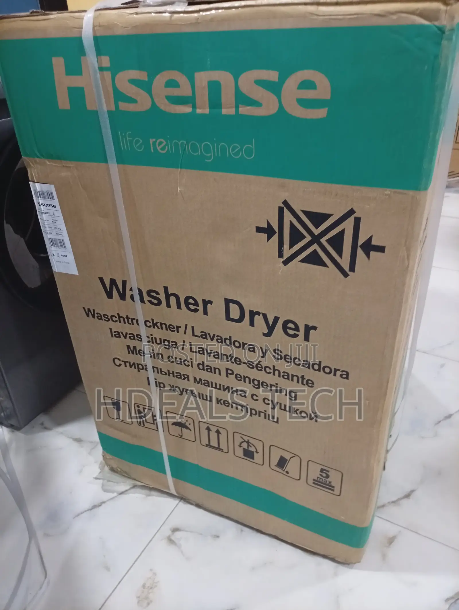 Superior Hisense 8kg Wash Dry Machine.