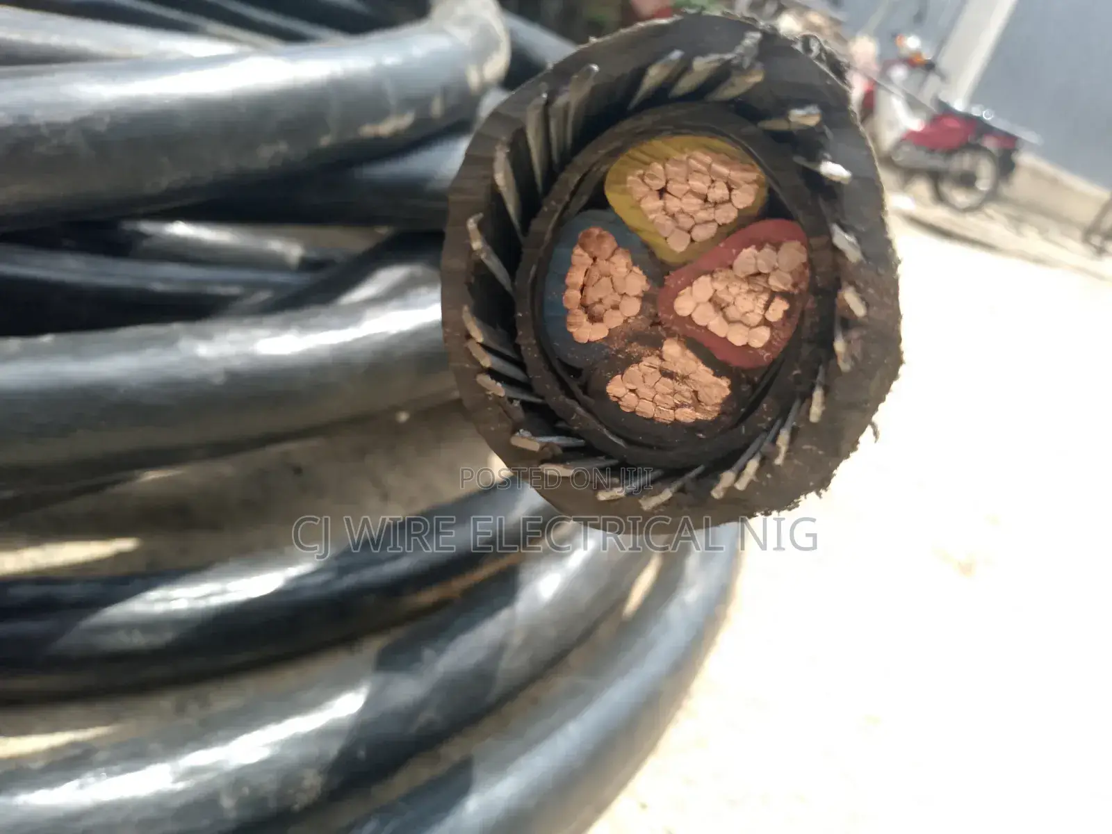 120mmx4core Armored Cable