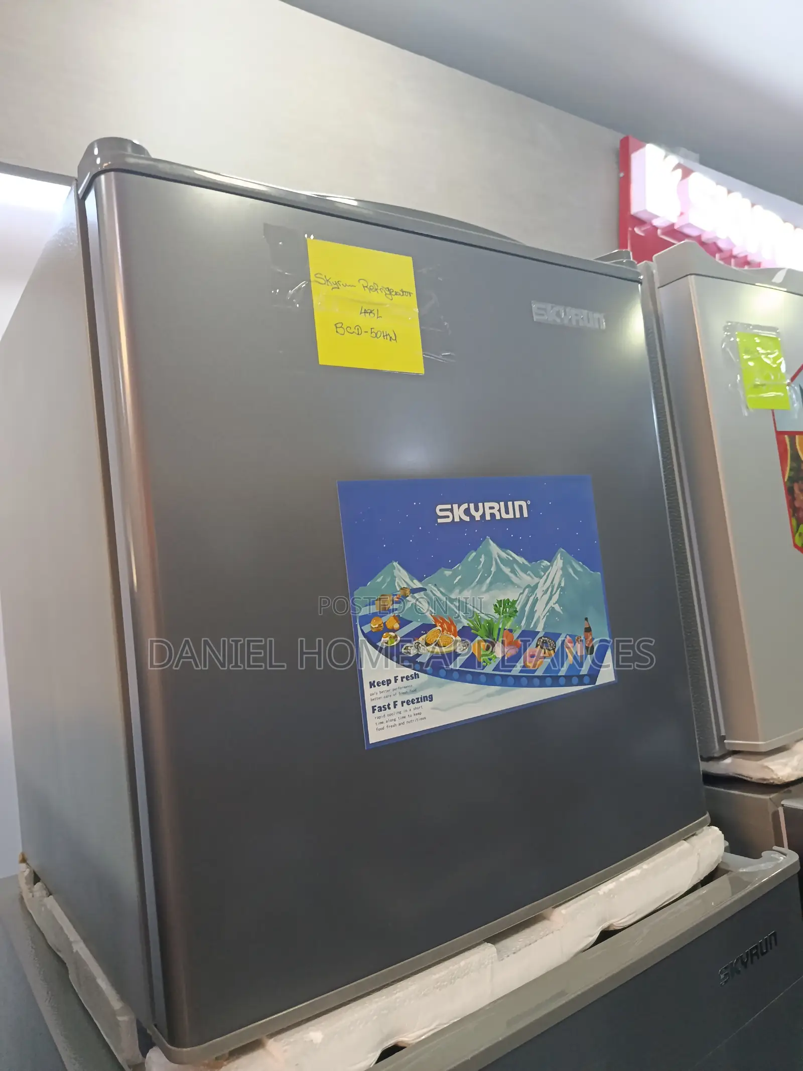 Skyrun 48l Mini Bedside Refrigerator Single Door. BCD-50hw