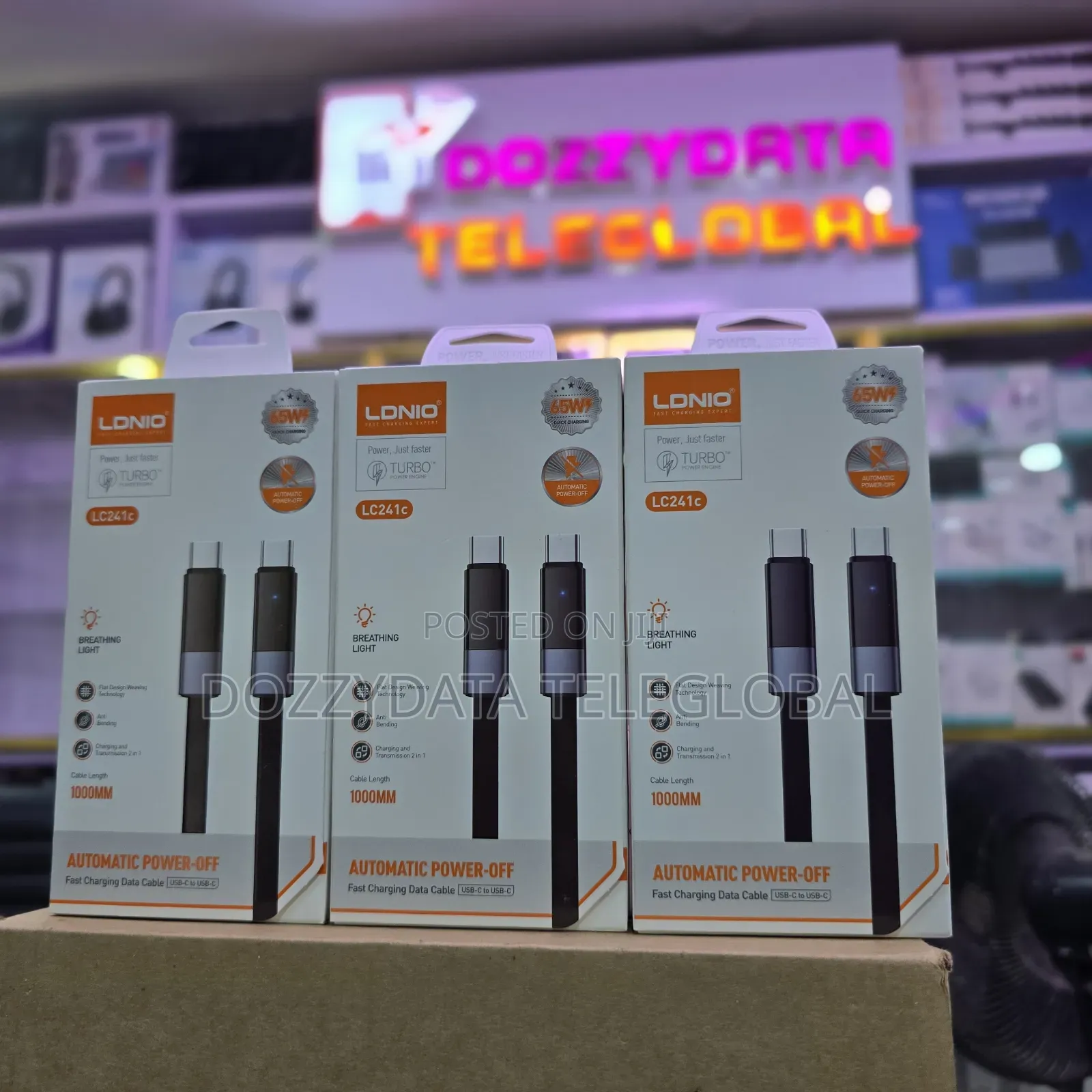 Ldnio Lc241c Usb C to Usb C 65w Cable
