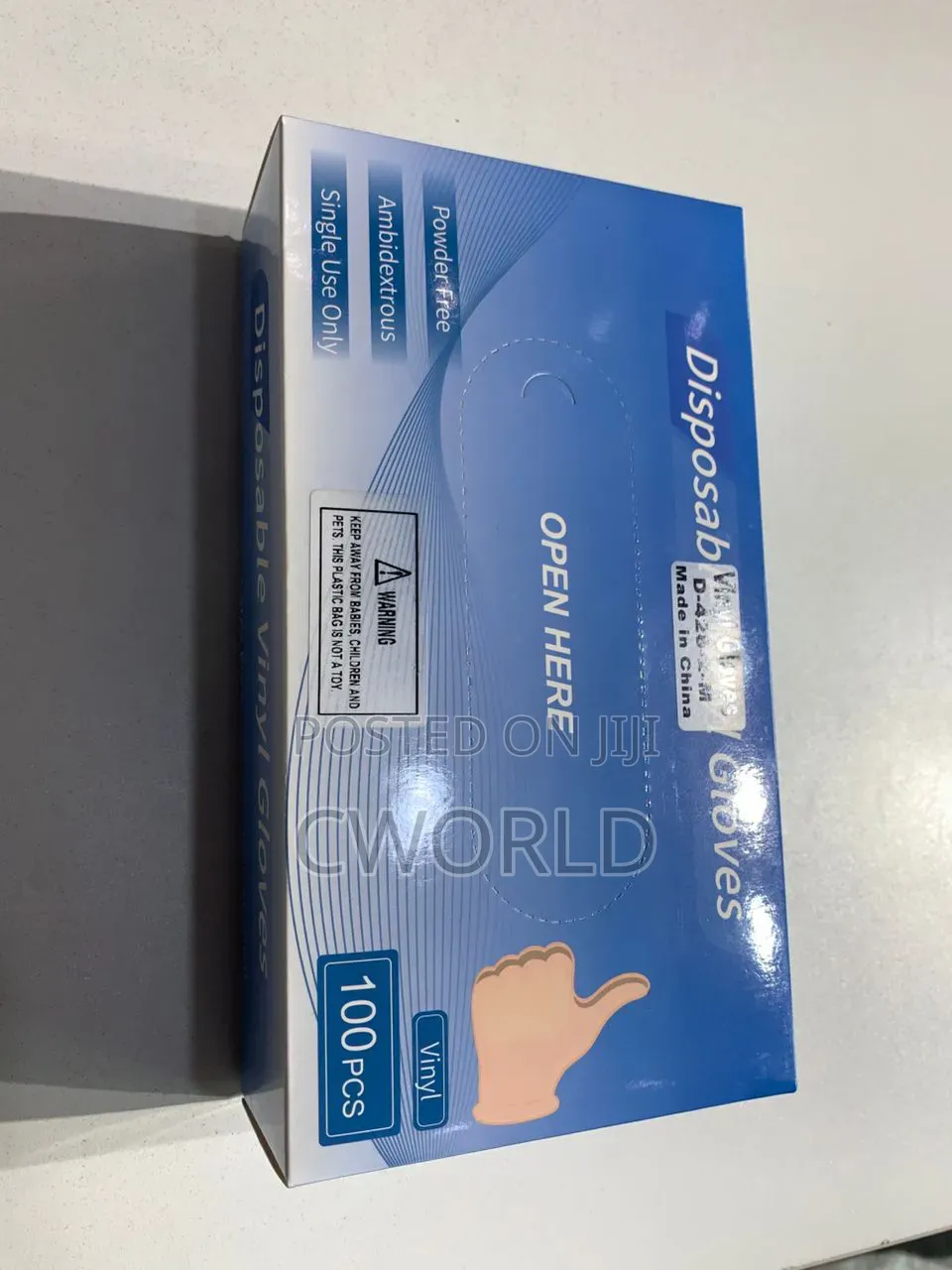 Disposable Powder-free Vinyl Gloves – 100pcs