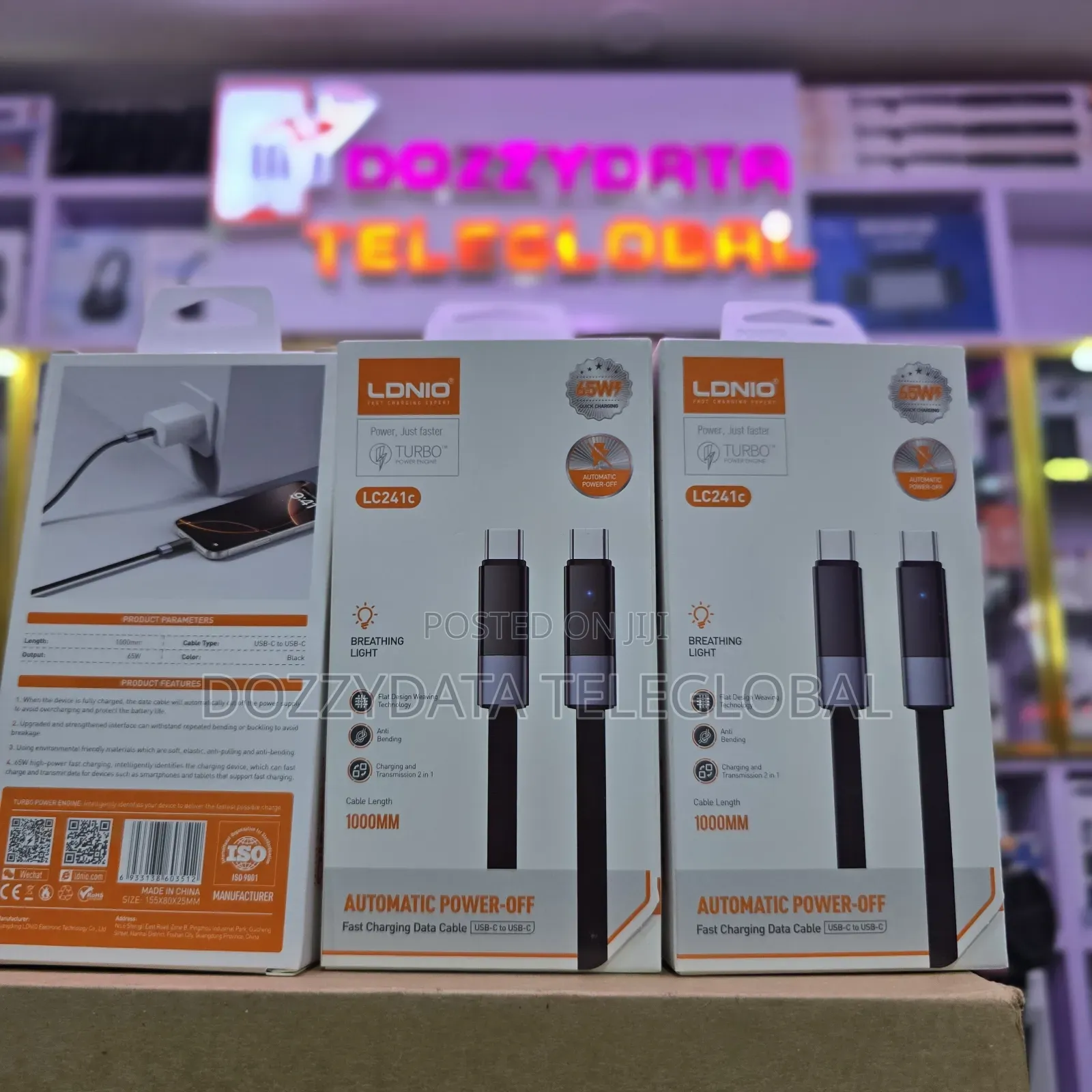 Ldnio Lc241c Usb C to Usb C 65w Cable