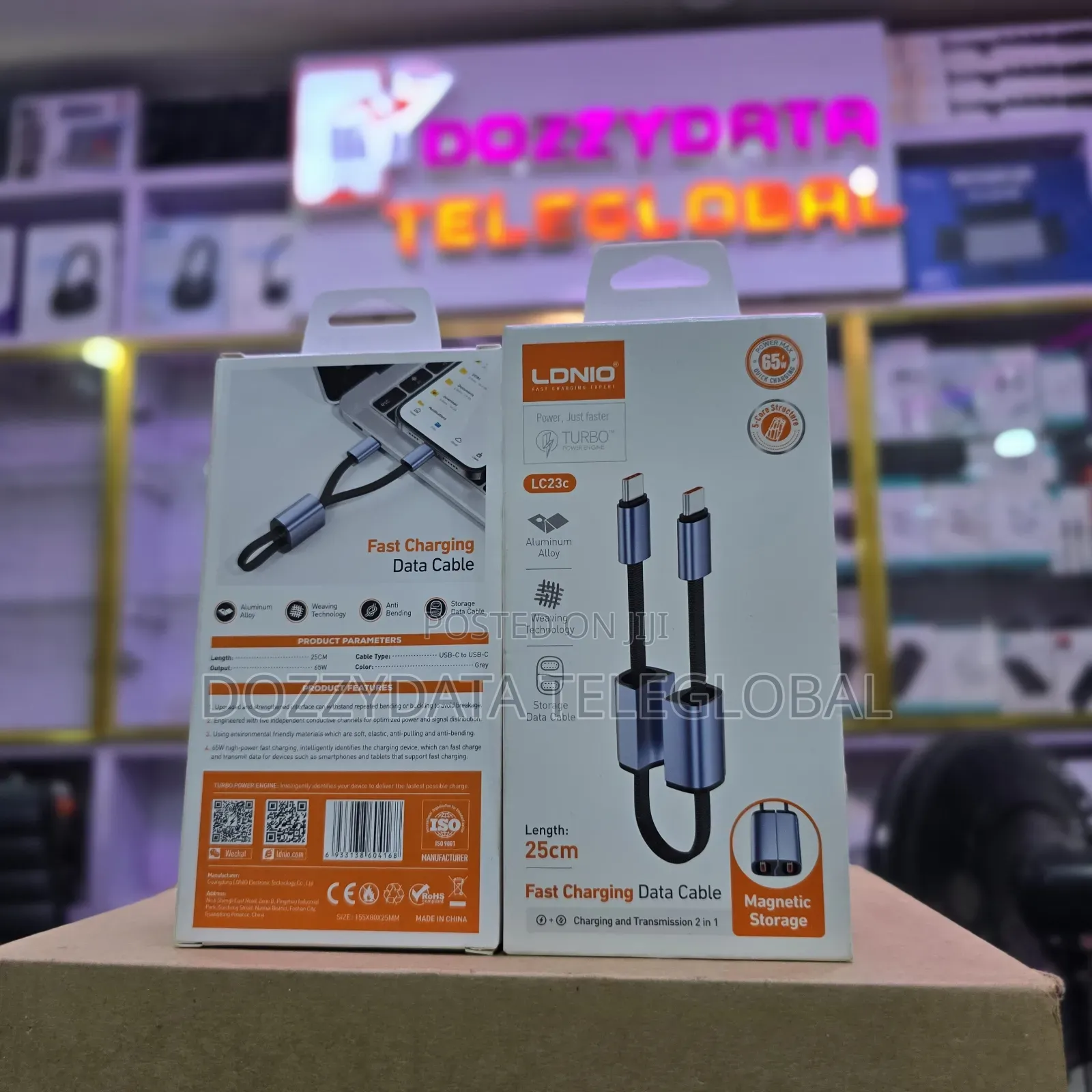 Ldnio Lc23c 25cm Fast Charging Data Cable