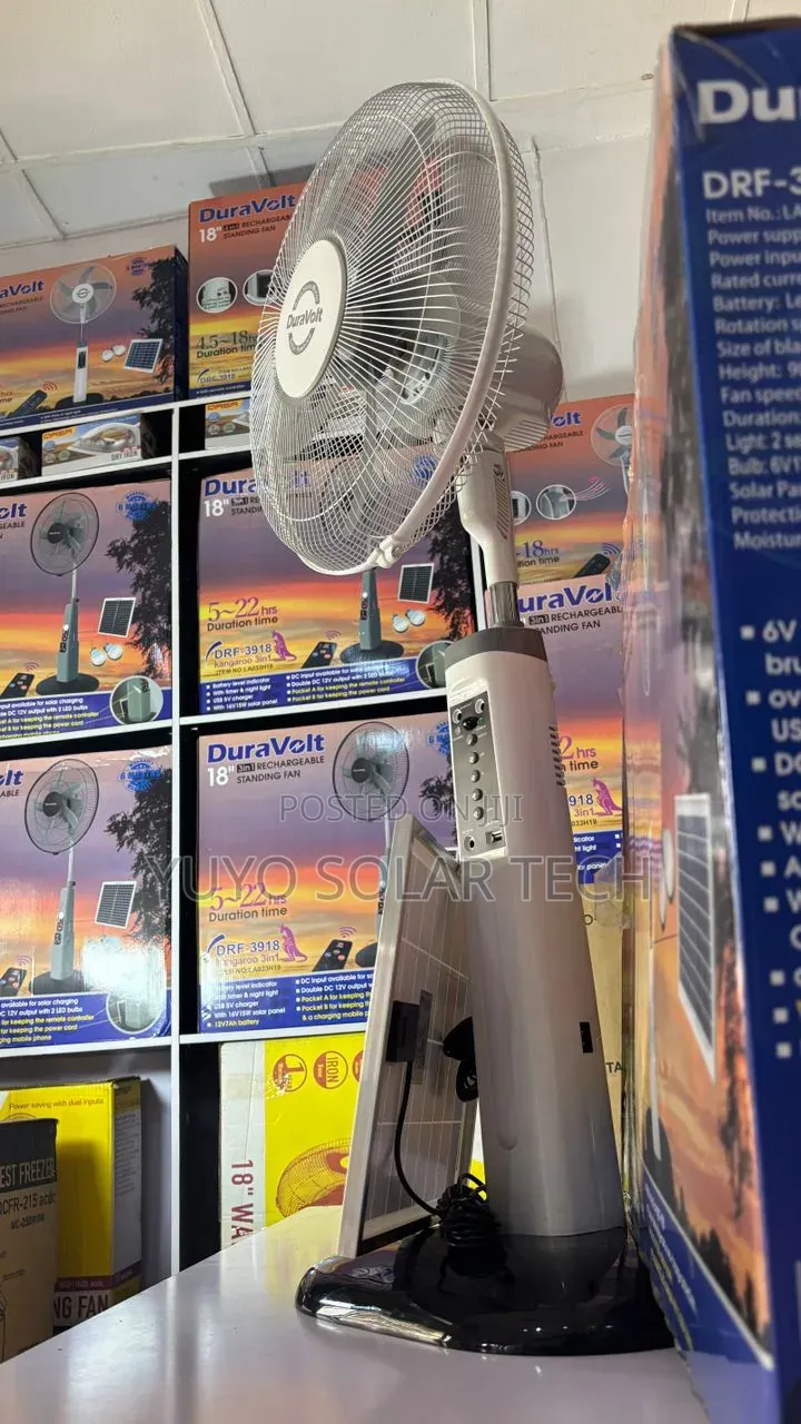 Duravolt 16''inches Rechargeable Fan.
