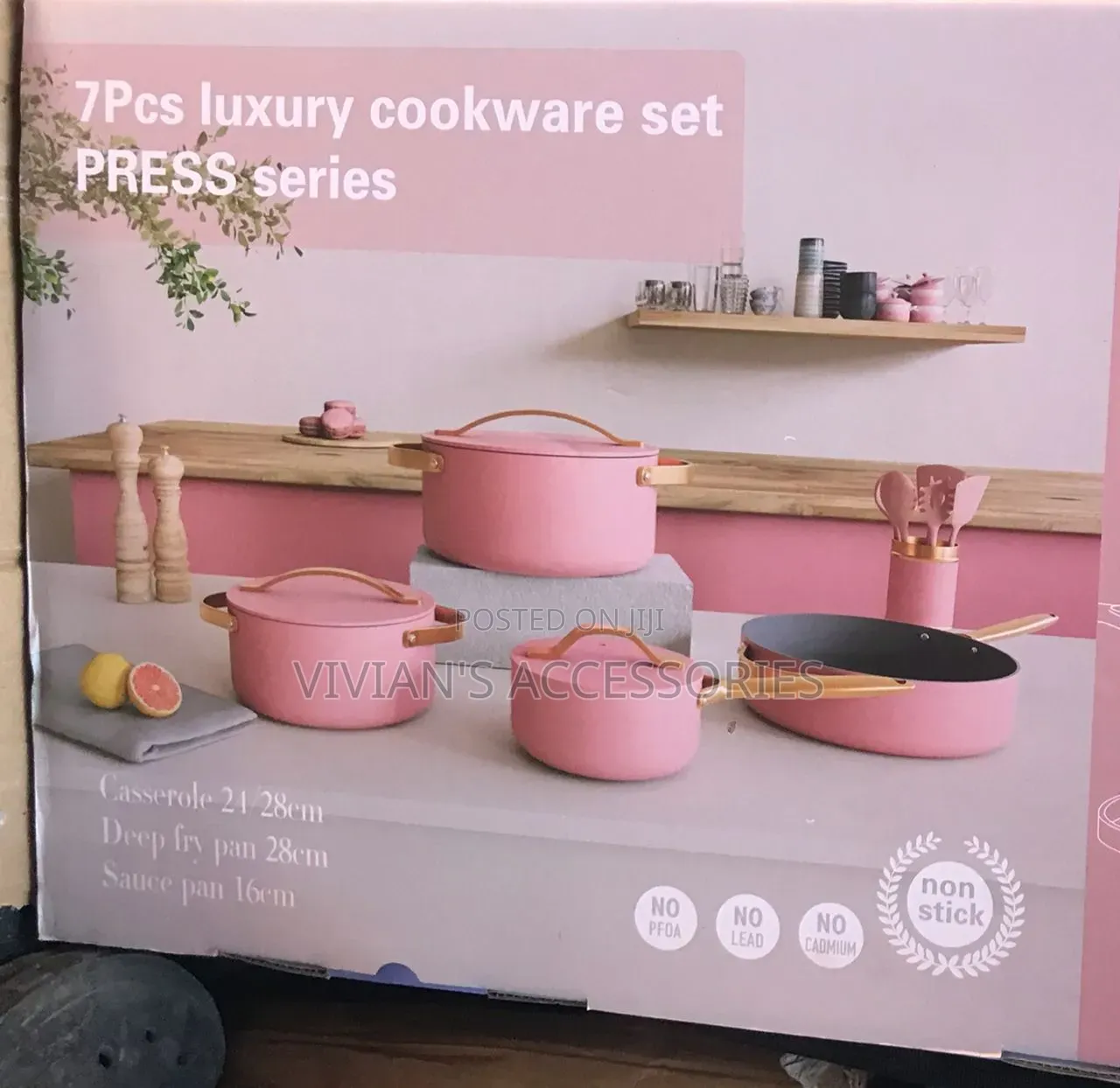 7pcs Luxury Cookware Set