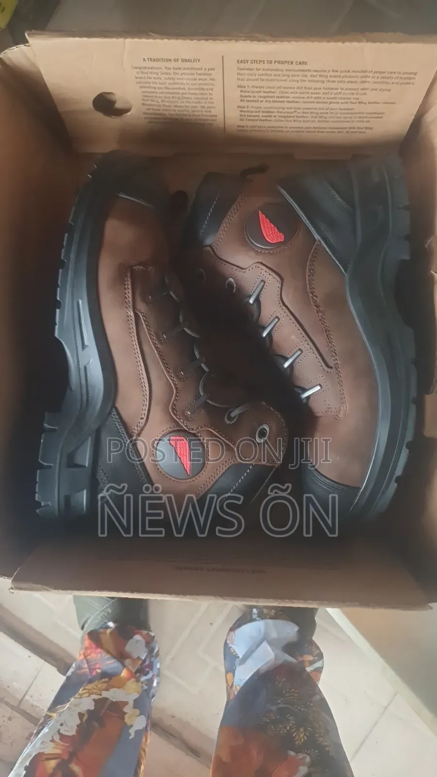 Red Wing Style #3228 Men's Petroking 6-inch Safety Boots.