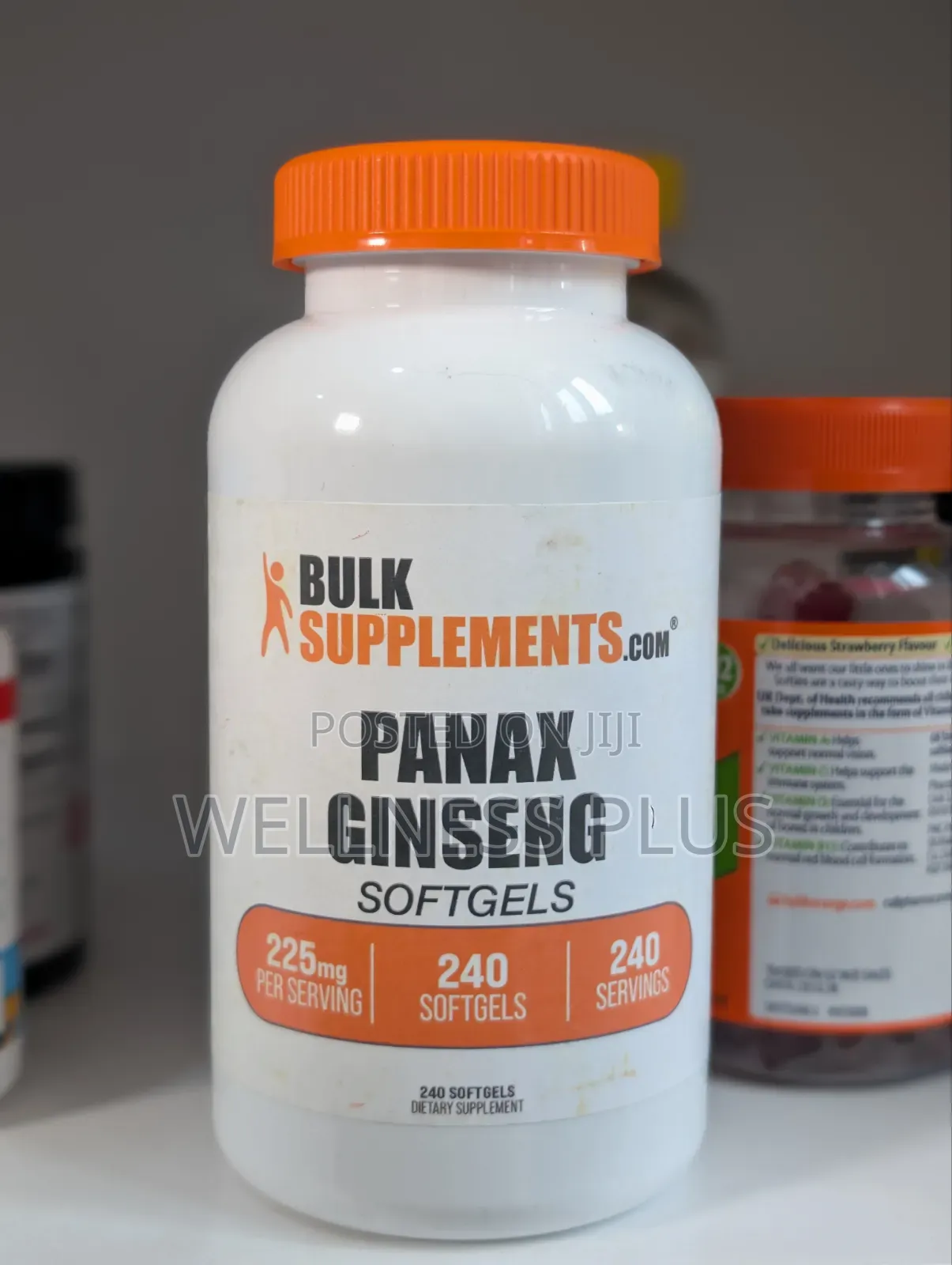 Panax Ginseng Energy Boost – Bulksupplements 240 Softgels (Usa)