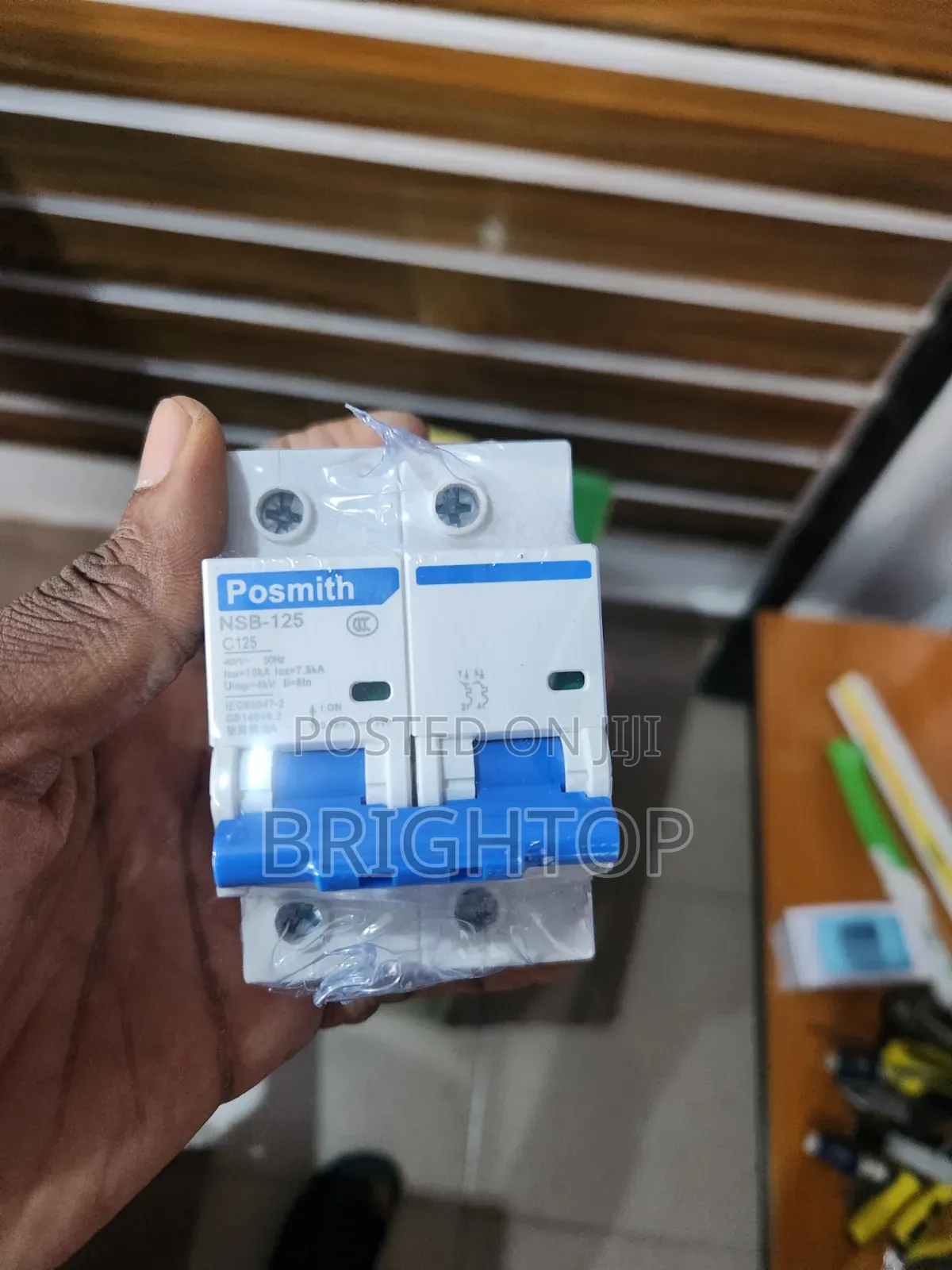 Posmith NSB-125 Double Pole Miniature Circuit Breaker (Mcb).