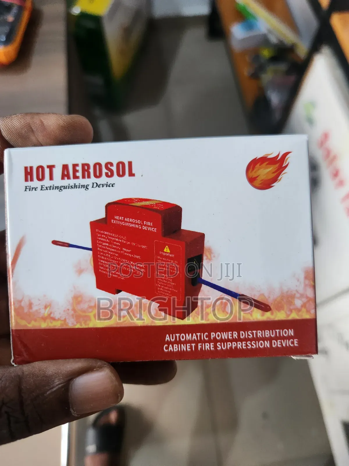 Hot Aerosol Fire Extinguishing Device