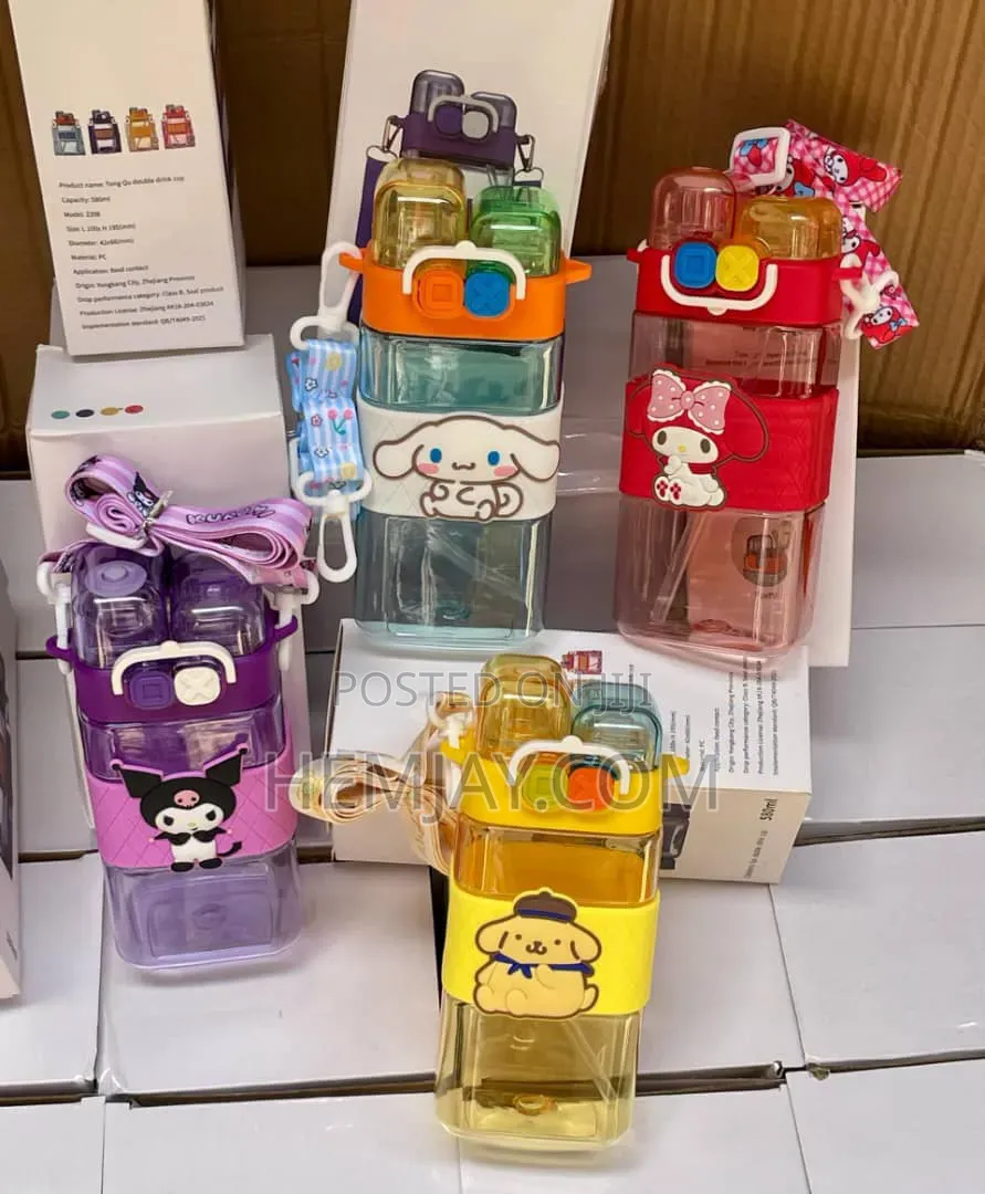 Portable Cartoon Theme Water Bottle