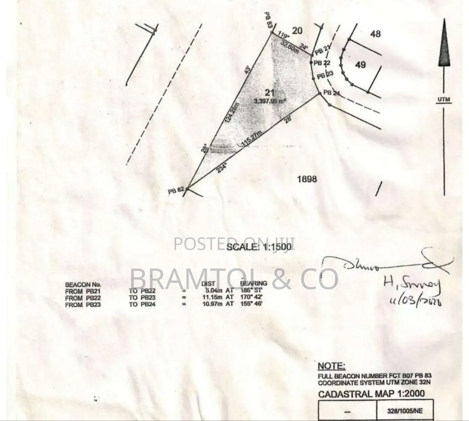 3300sqm Residential Land (Medium Density) in Katampe Main
