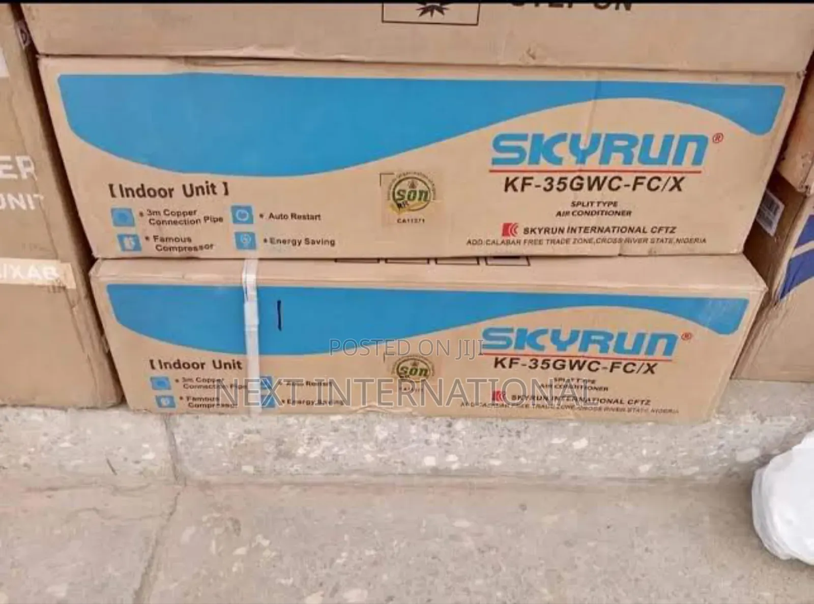 Skyrun 1:5hp Split Air-Conditioner Normal With Complete Kits