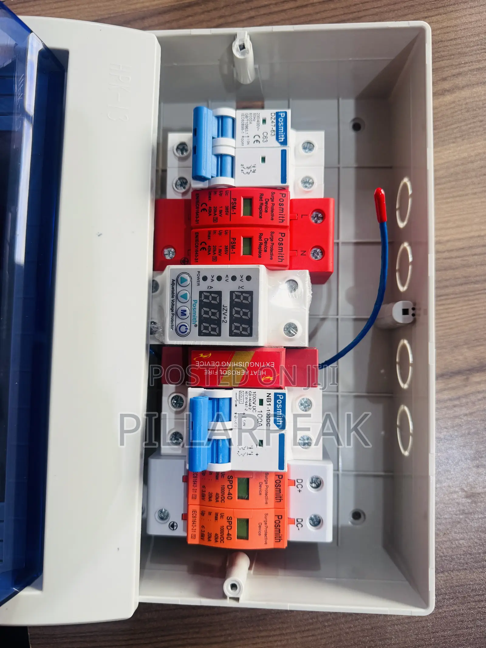 Combine Box 13ways Ac,Dc, Breaker Surge $ Voltage Protector Fire BRK