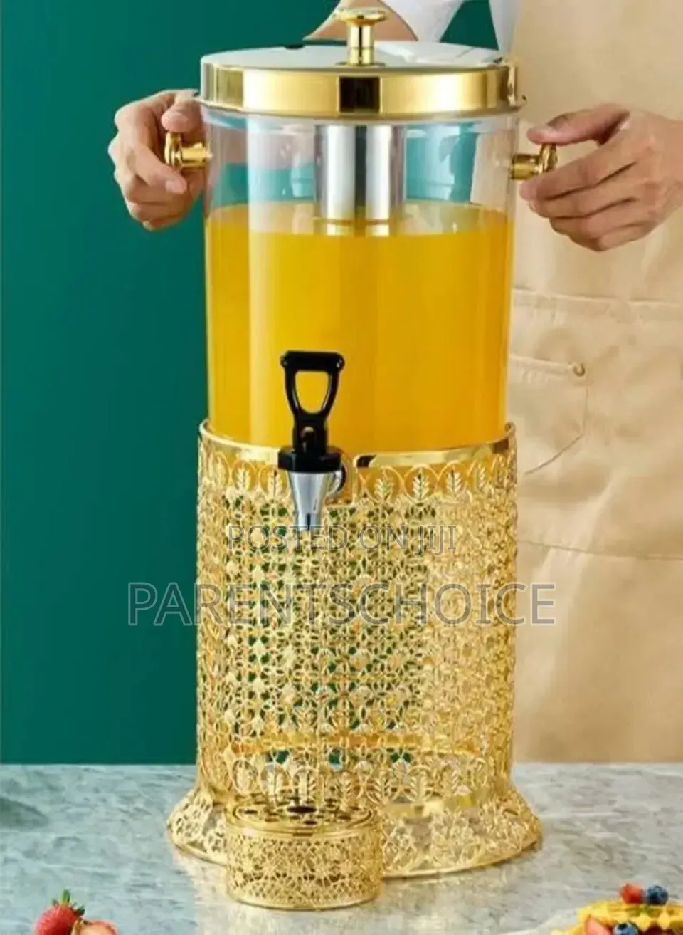 Commercial Hotel 8l Stainless Steel European Style Juice Dispenser