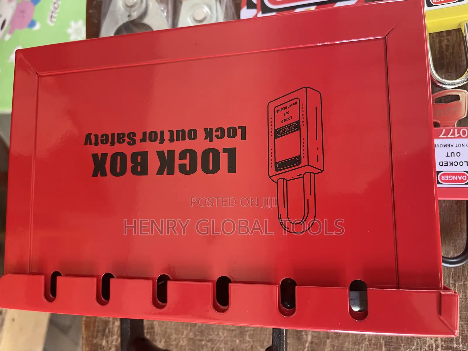 Safety Lotto Lockout Empty Iron Box