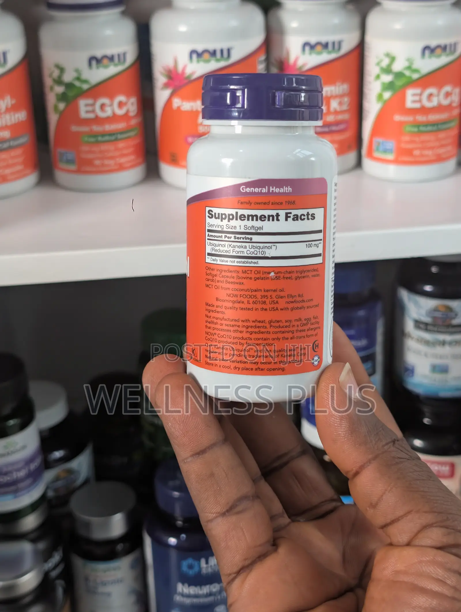 Ubiquinol Coq10 100mg – Now Active Form Heart Energy (U S A)