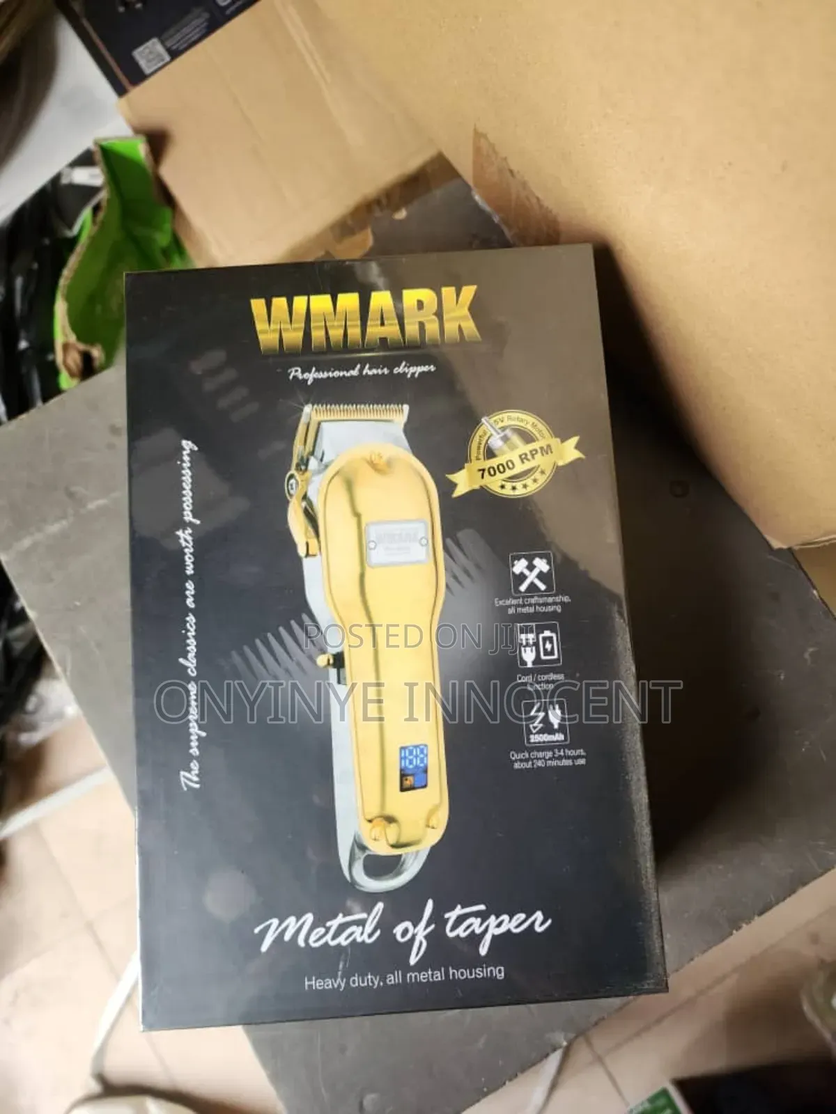 Wmark "Metal of Taper" Professional Hair Clipper
Ng2020