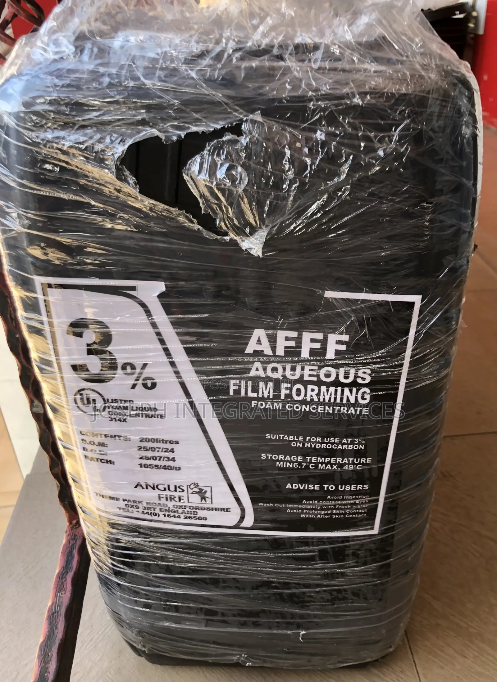 Angus Fire Aqueous Film Forming Foam (Afff) Concentrate