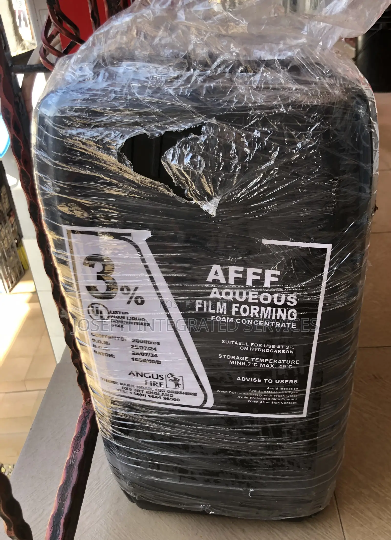 Angus Fire Aqueous Film Forming Foam (Afff) Concentrate