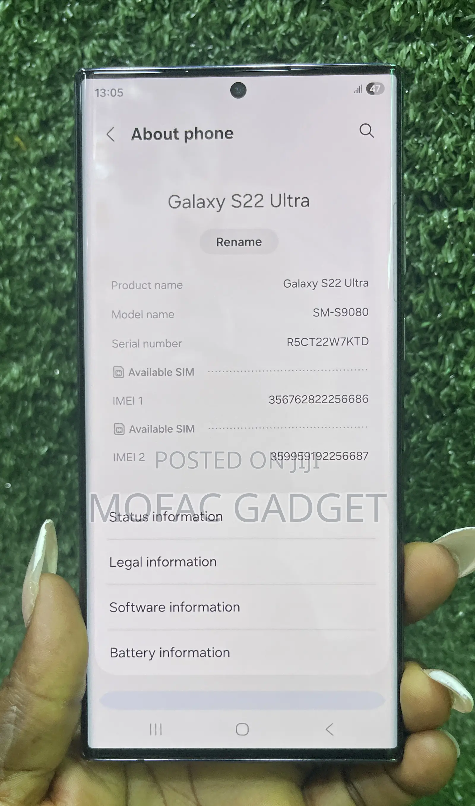 Samsung Galaxy S22 Ultra 5G 512 GB Black