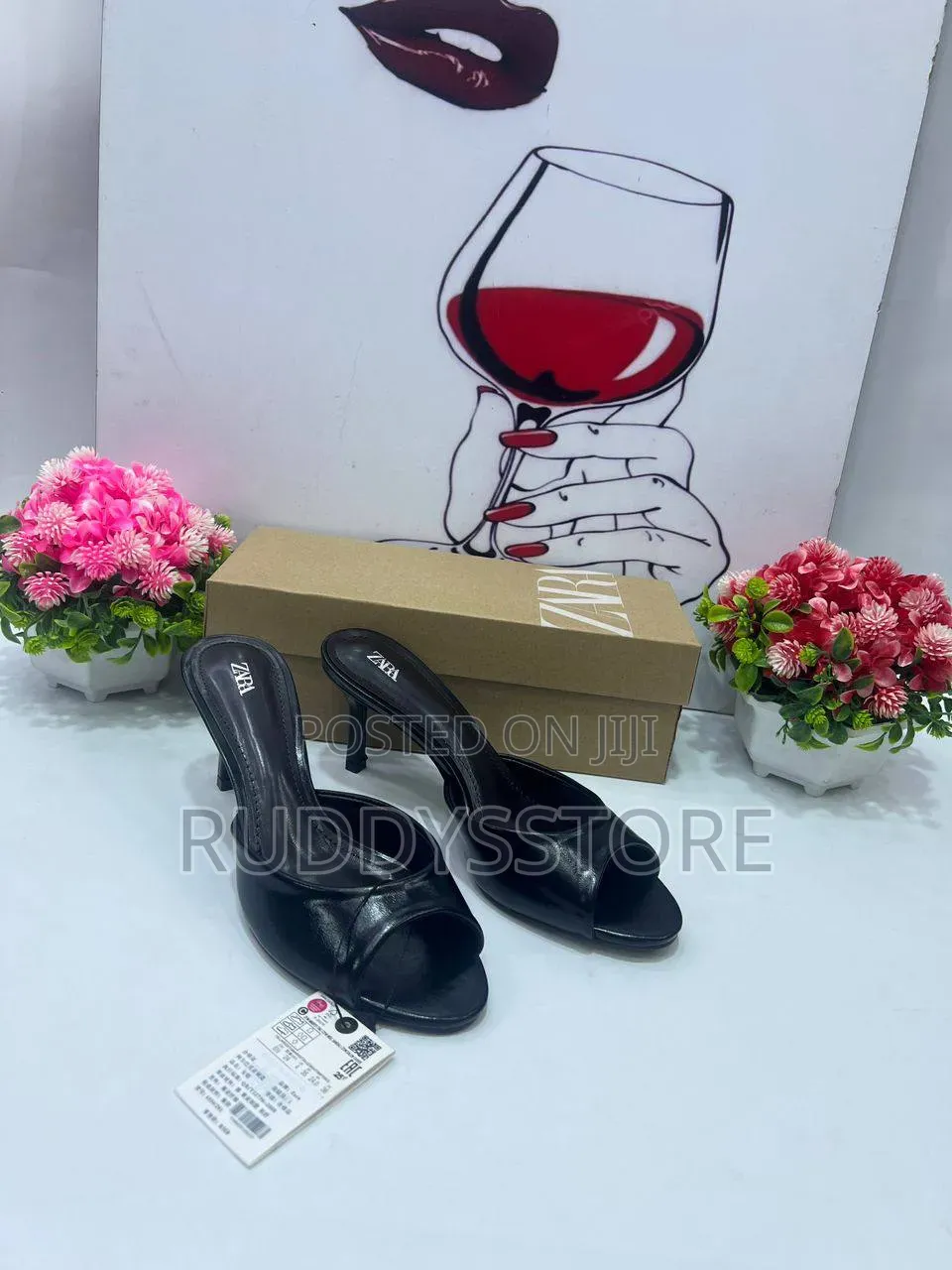 Minimalist Open-Toe Slide Heels