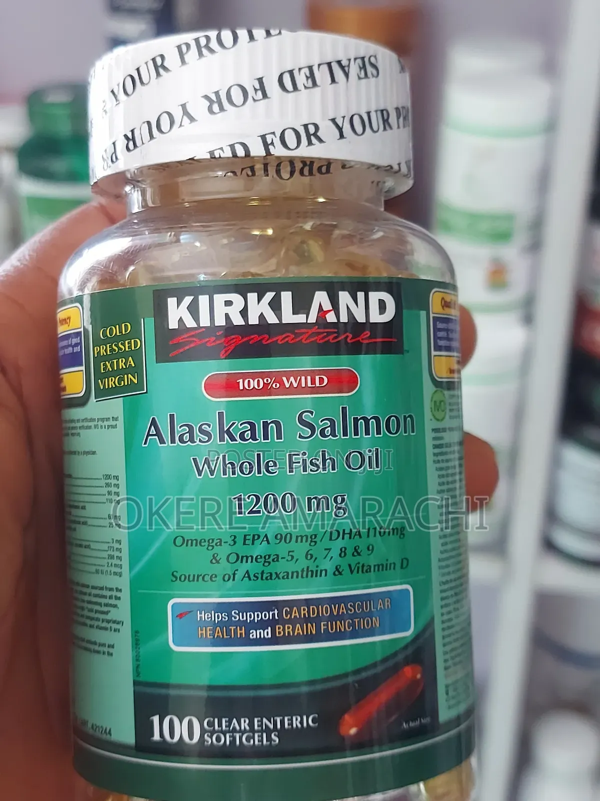 Alaskan Salmon Whole Fish Oil Omega3