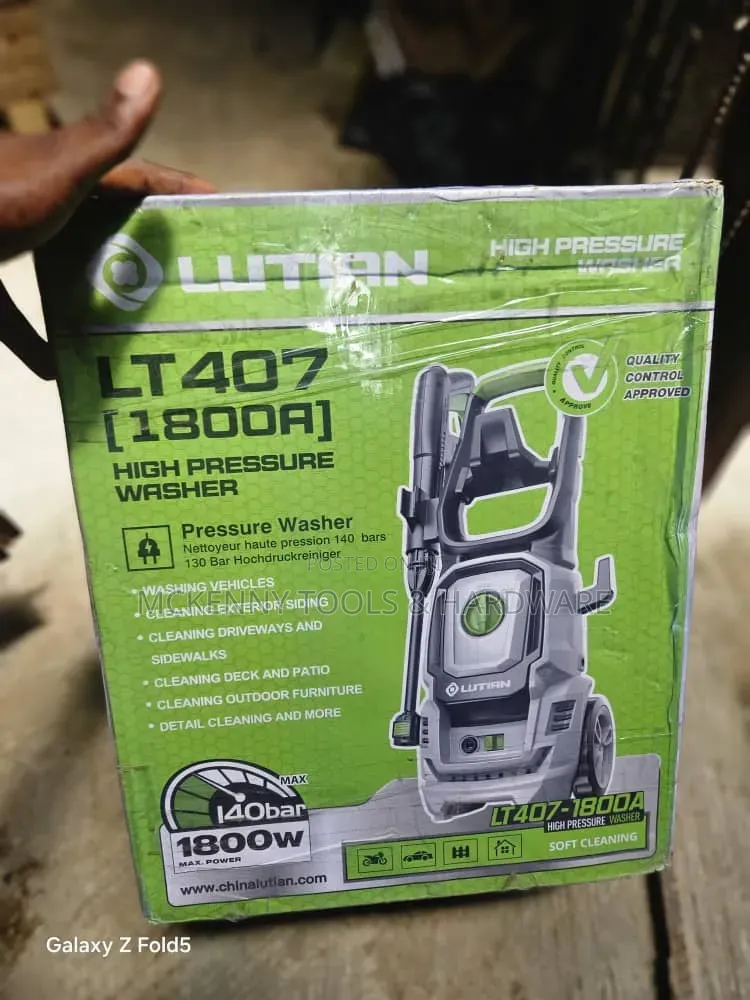 1600w High Pressure Car Washer With 130 Bar for Car and Flor