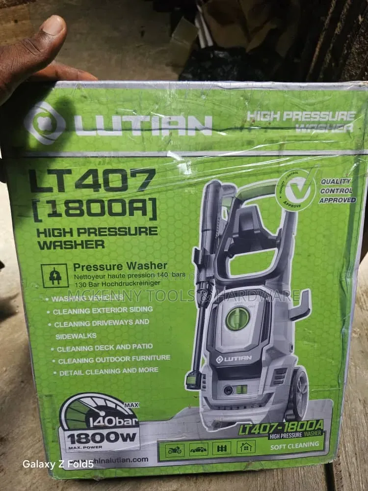 1600w High Pressure Car Washer With 130 Bar for Car and Flor