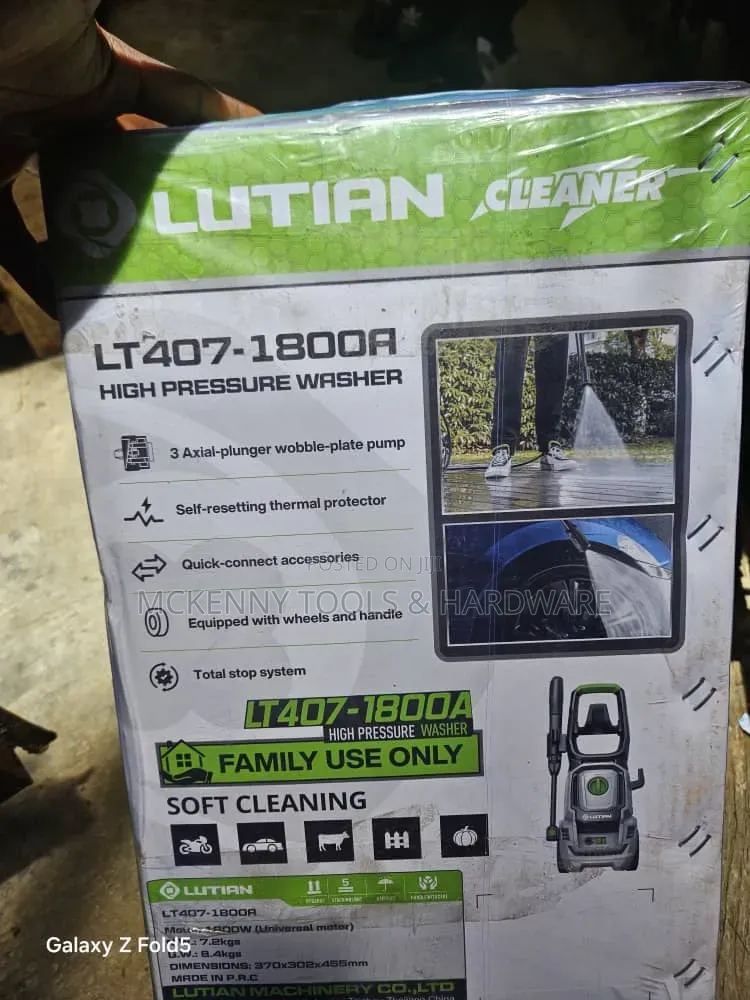1600w High Pressure Car Washer With 130 Bar for Car and Flor