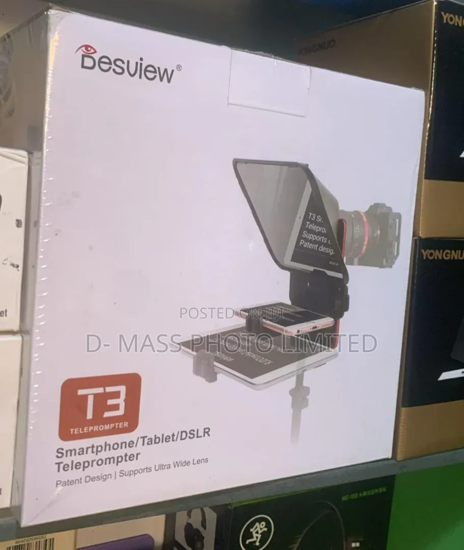 Desview T3 Teleprompter for Smartphone/Tablet/DSLR
