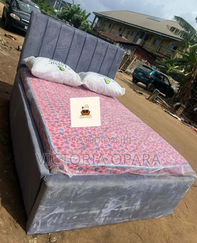 4by6 Orthopedic Mattress and Bedframe