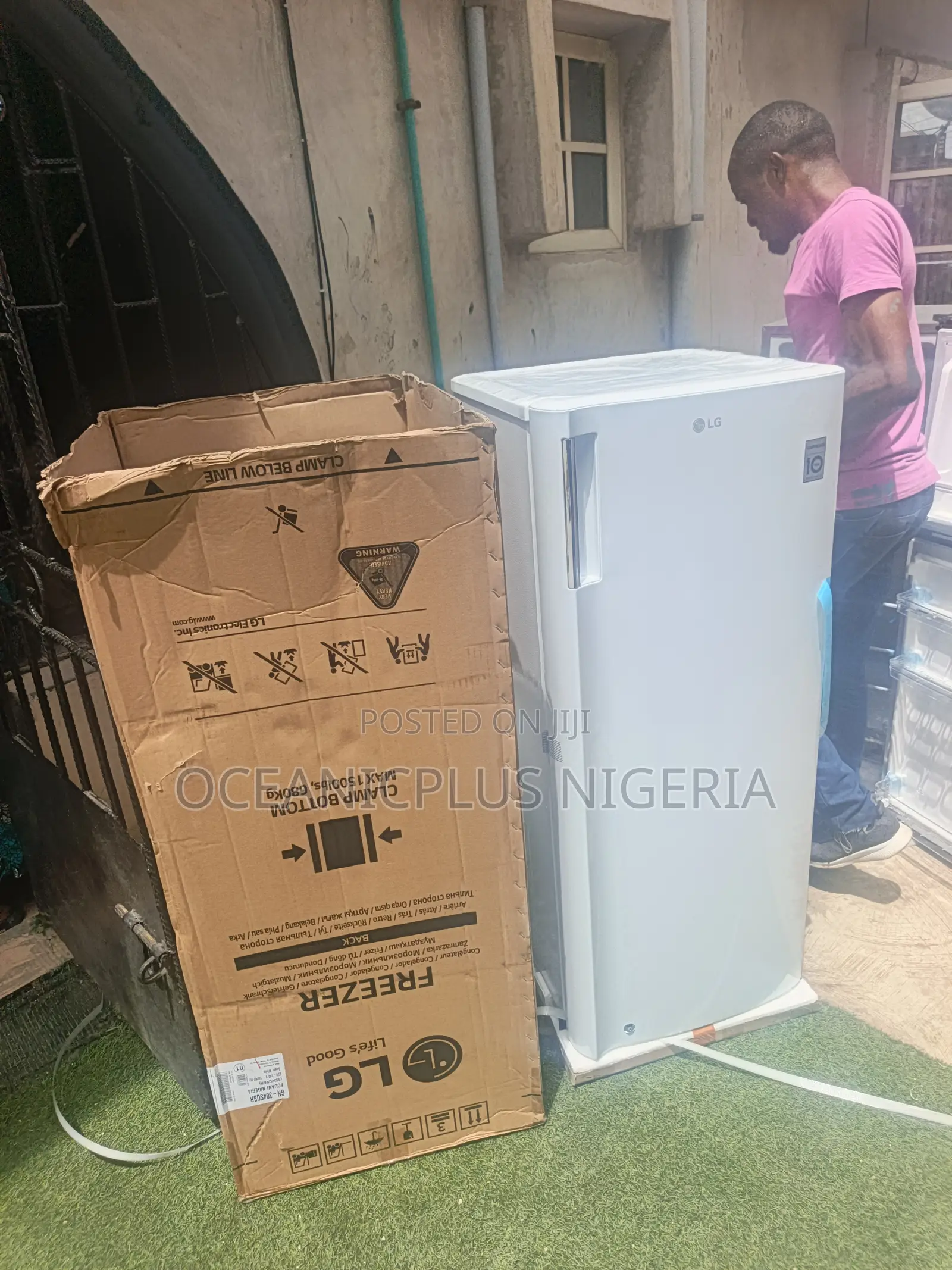 Lg Standing Freezer 168l Gn-304sqbr Storage