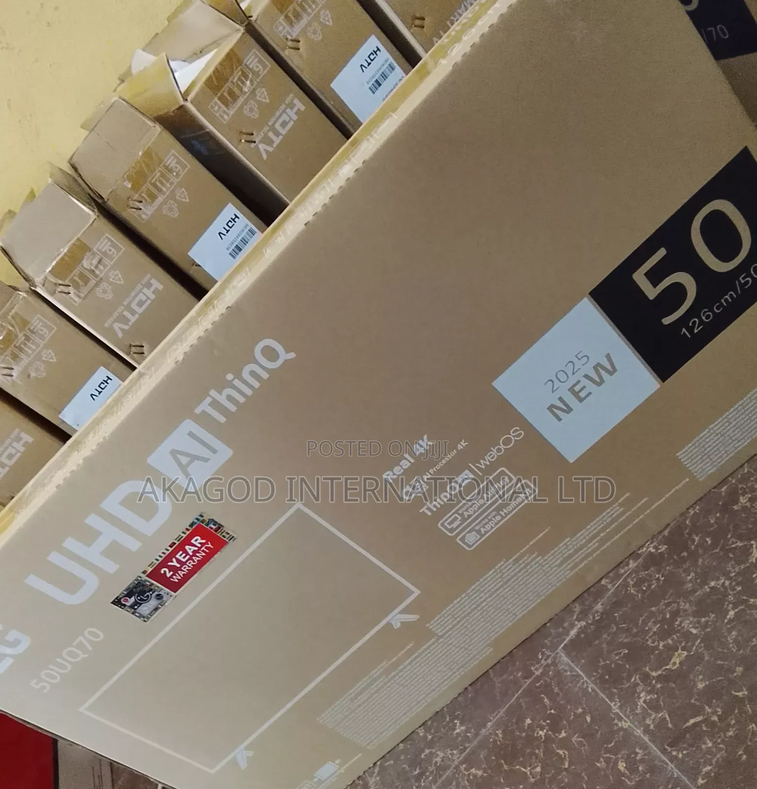 50inches Lg Smart Tv, Internet and Bluetooth Access